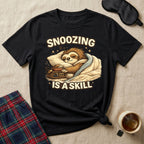 Snoozing Is A Skill Sloth T-Shirt