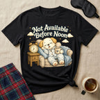 Not Available Before Noon Puppy T-Shirt