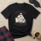 Currently Recharging Sleepy Panda T-Shirt