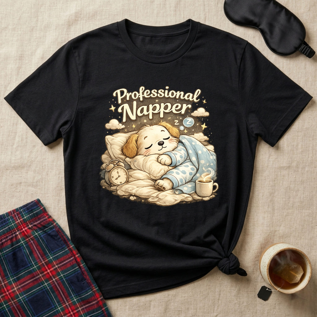 Professional Napper Puppy T-Shirt