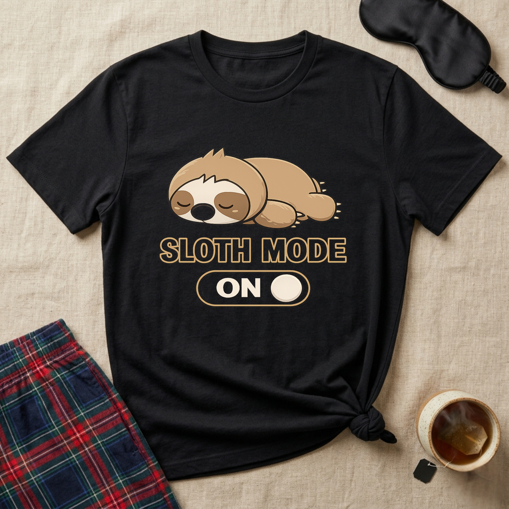 Sleepy Sloth Mode T-Shirt