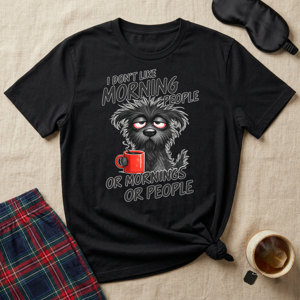 I Don't Like Morning People T-Shirt