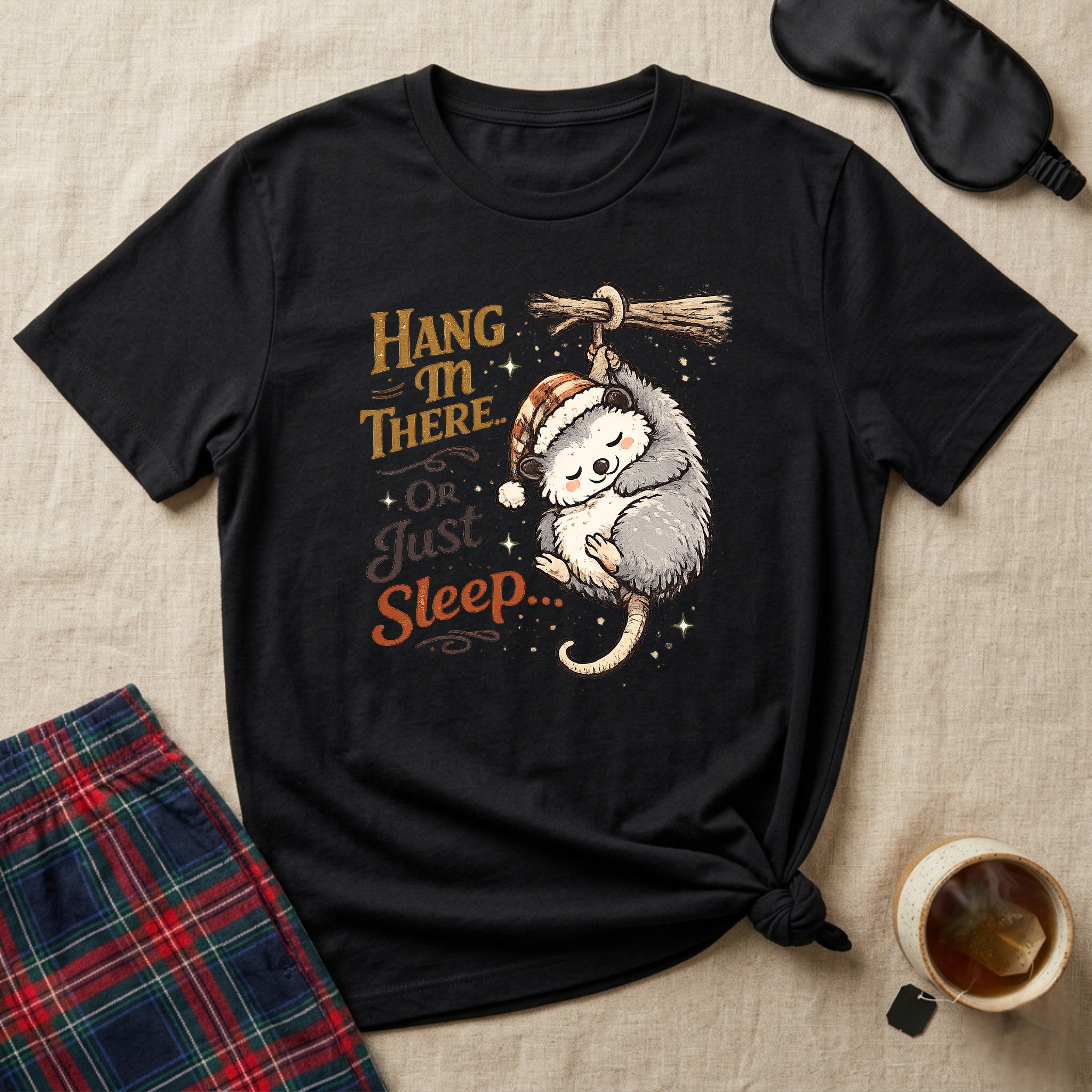 Hang In There Sleepy T-Shirt