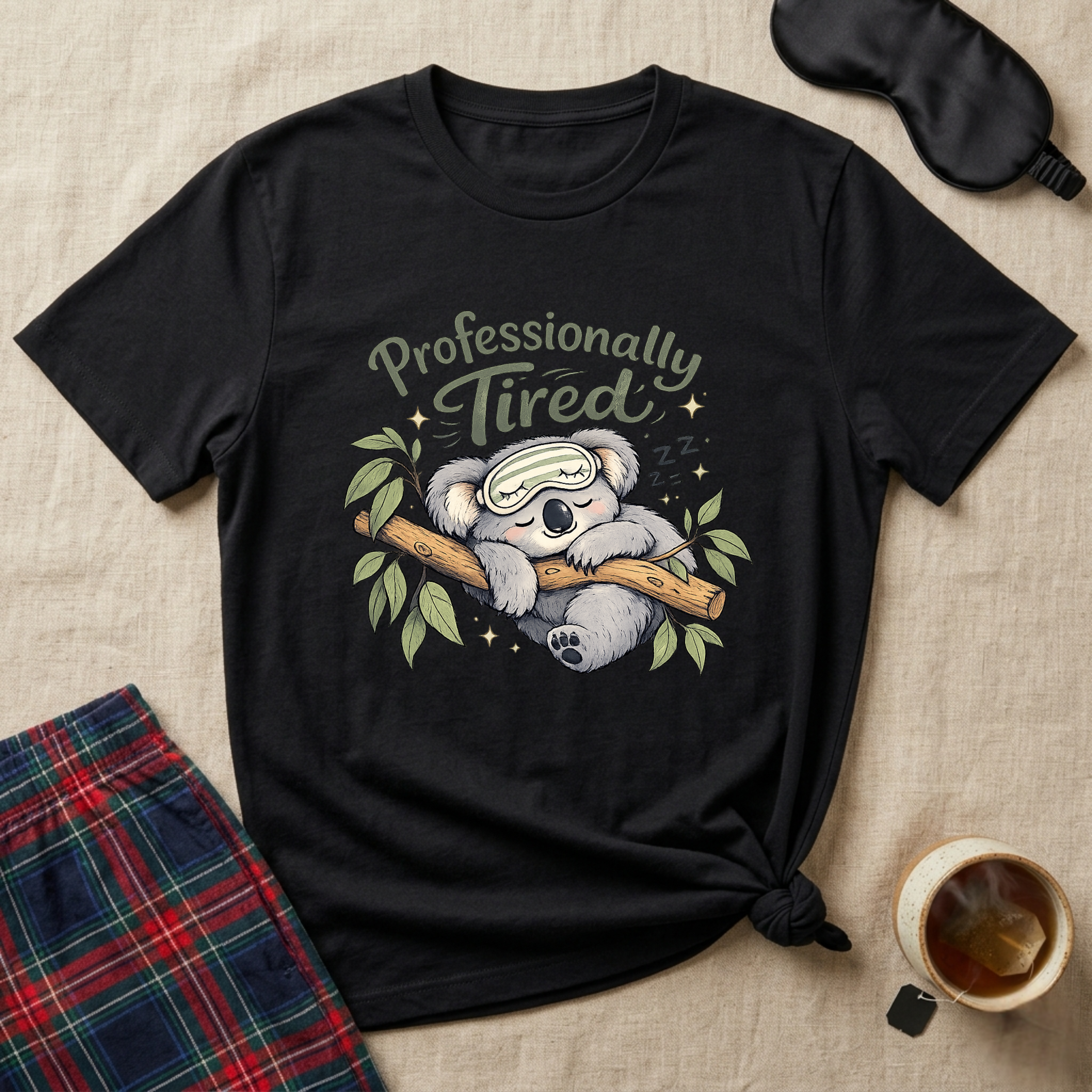 Professionally Tired Koala T-Shirt