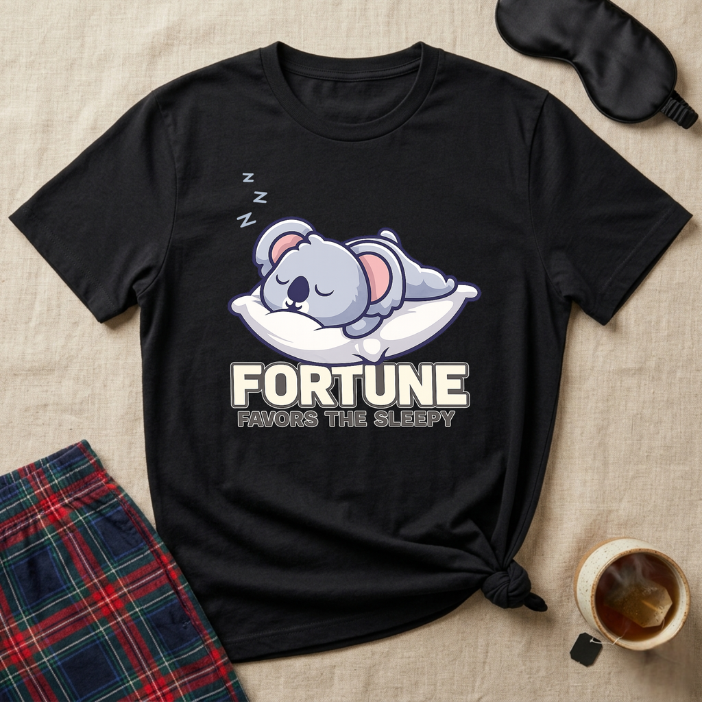 Fortune Favors The Sleepy T-Shirt