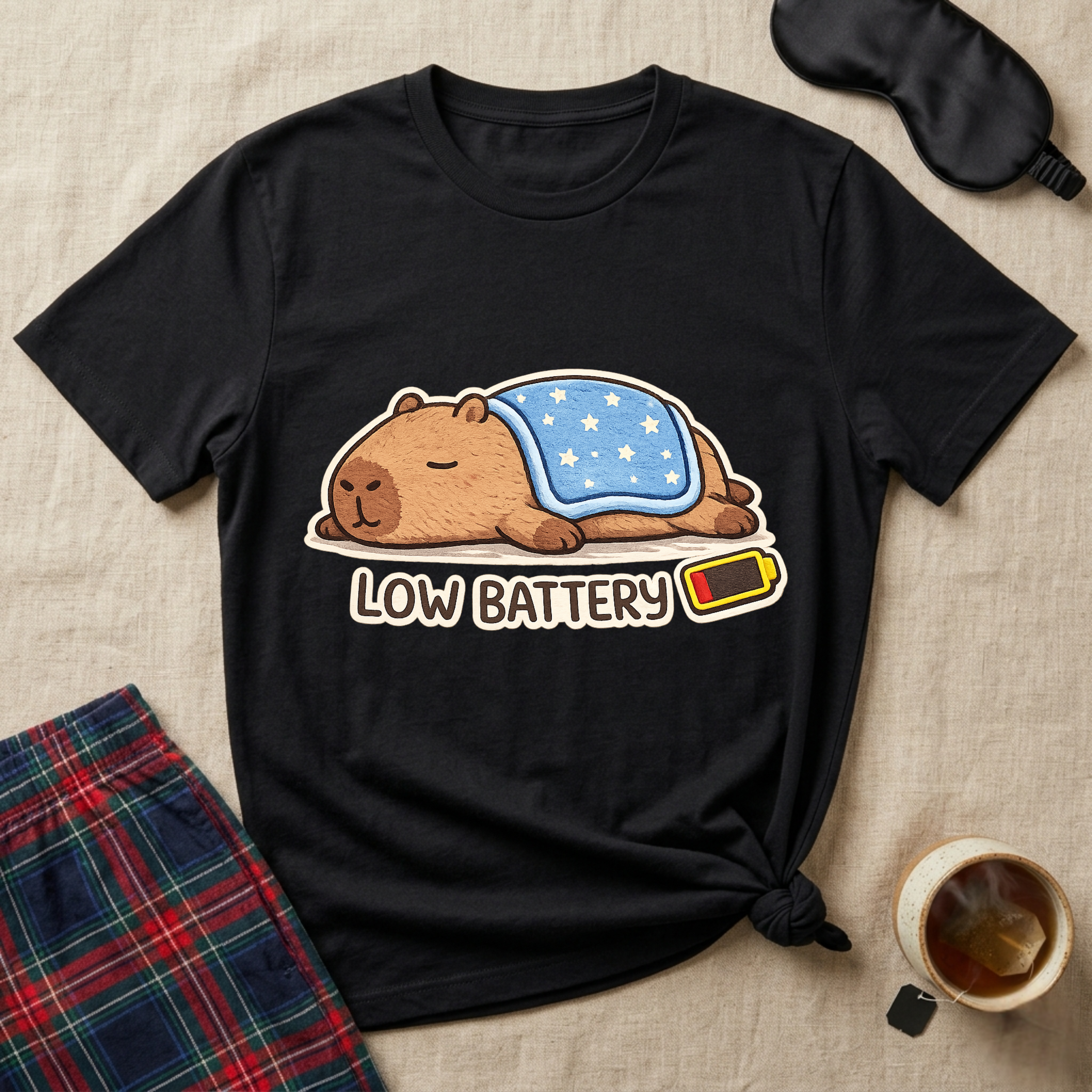 Low Battery Otter T-Shirt
