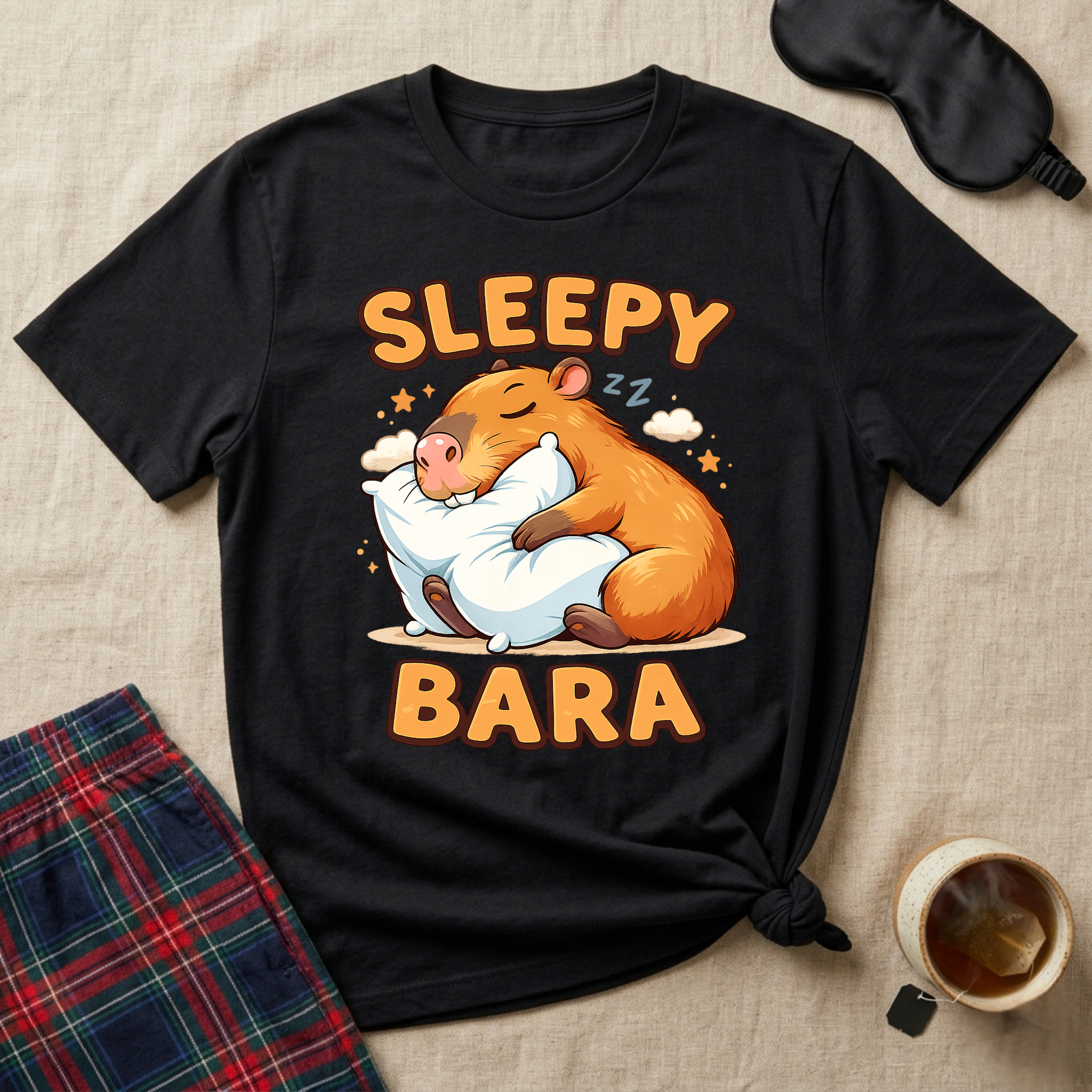Sleepybara Pillow T-Shirt