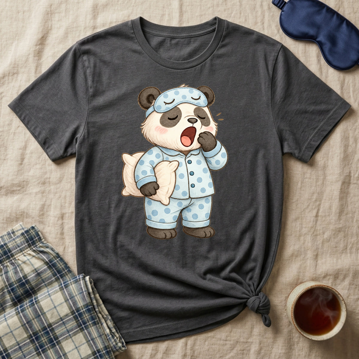 Sleepy Eyemask Panda T-Shirt