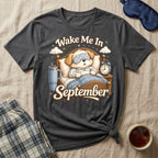 Wake Me In September Puppy T-Shirt