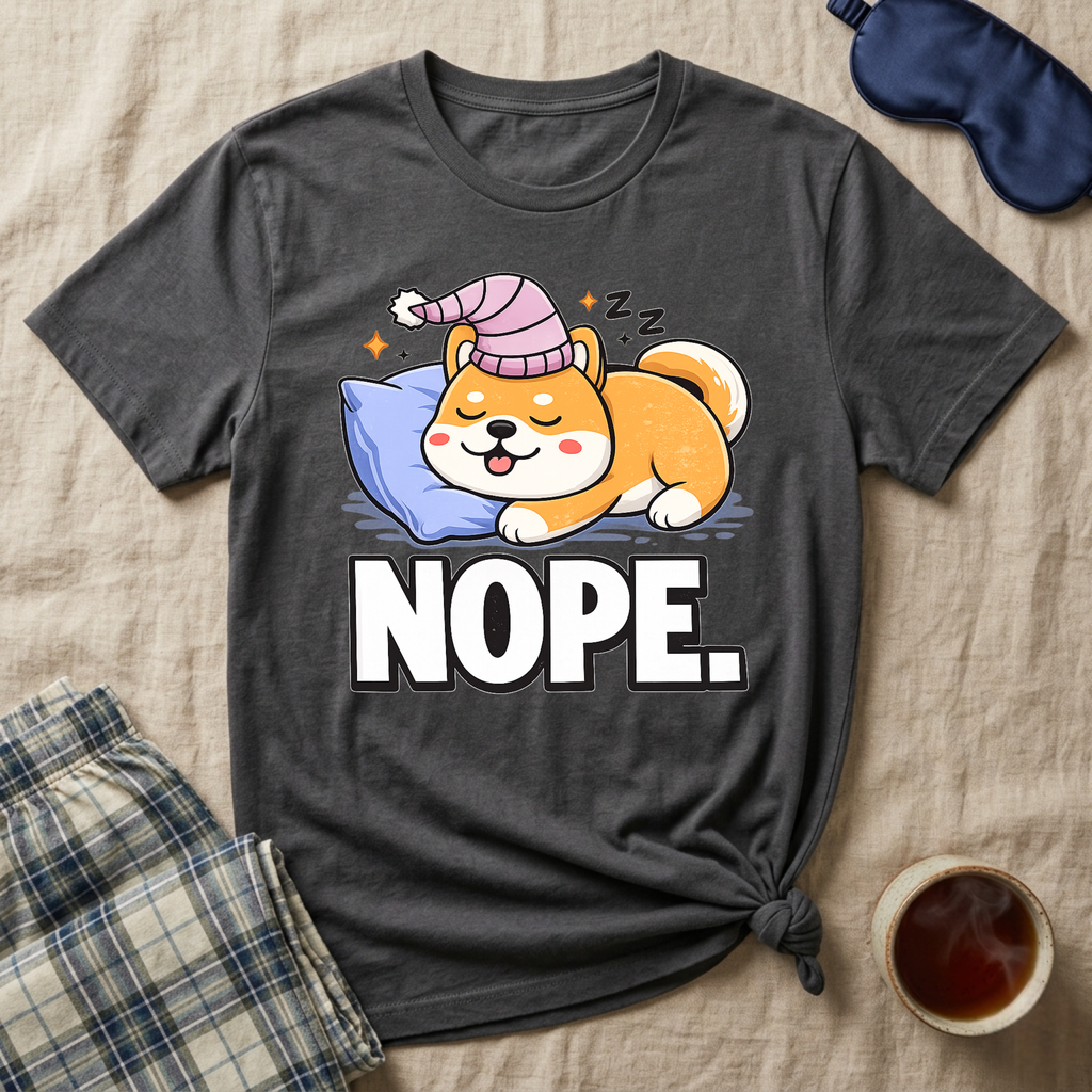 Tired Puppy Pillow T-Shirt