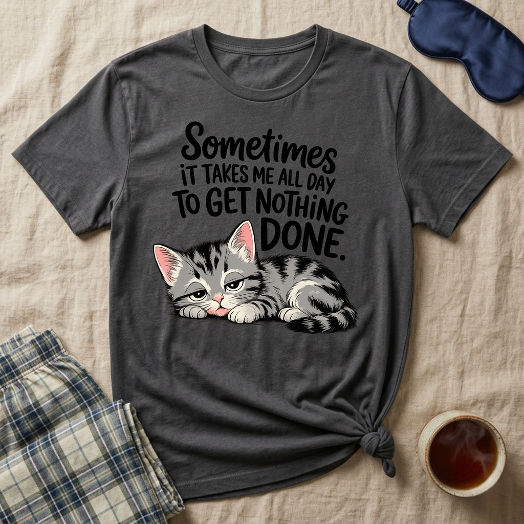 Get Nothing Done Sleepy T-Shirt