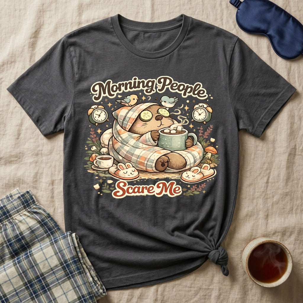 Morning People Scare Me T-Shirt