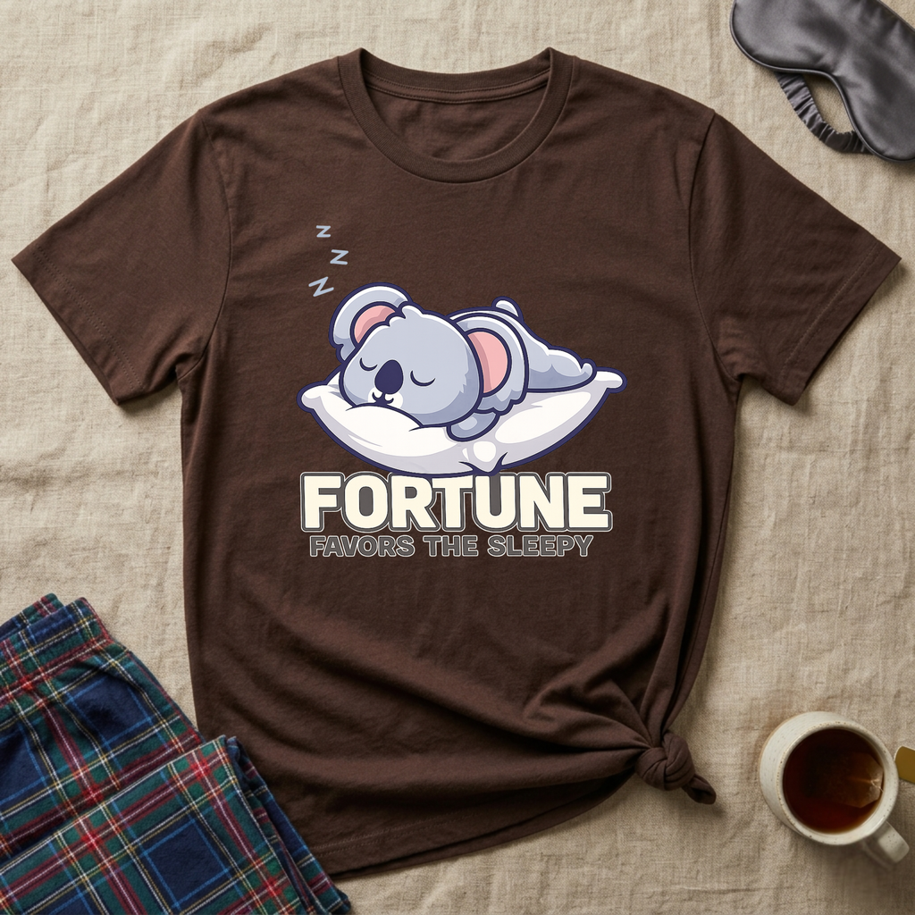 Fortune Favors The Sleepy T-Shirt