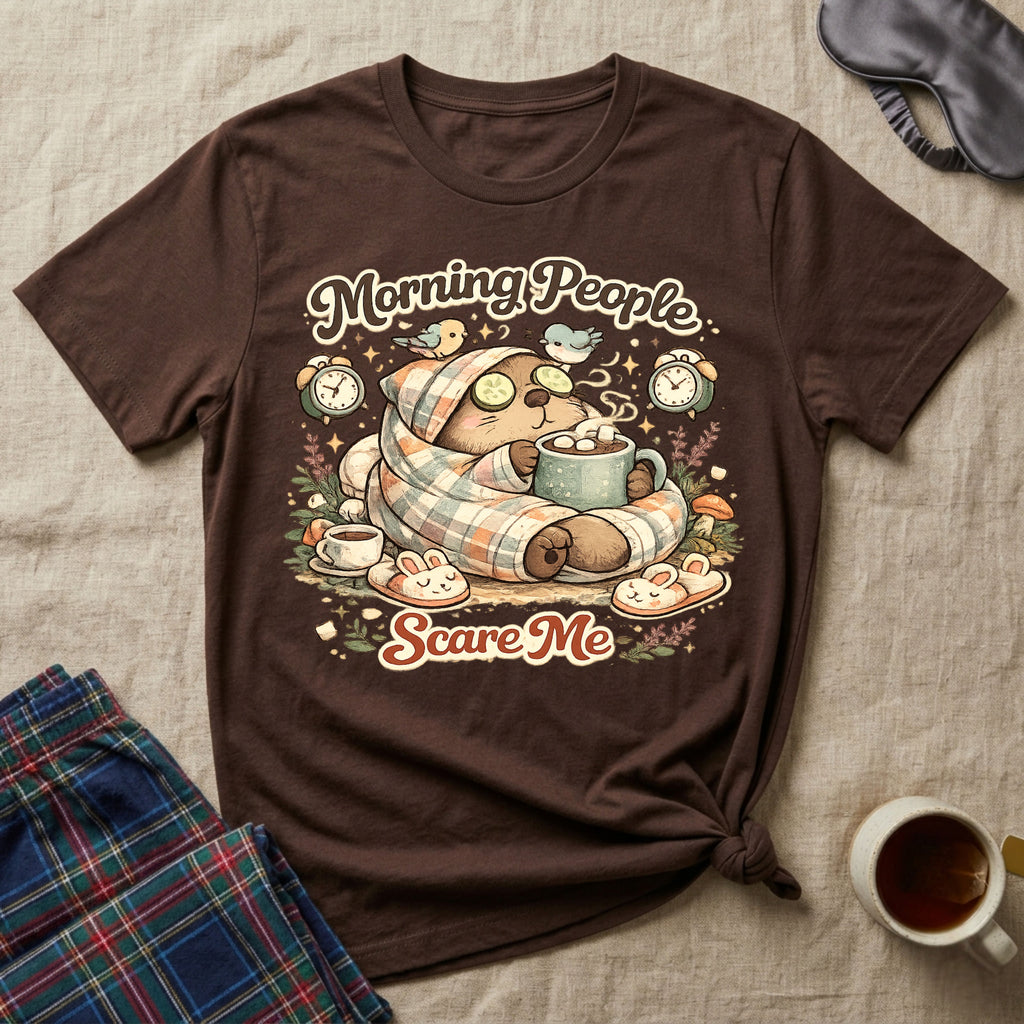 Morning People Scare Me T-Shirt