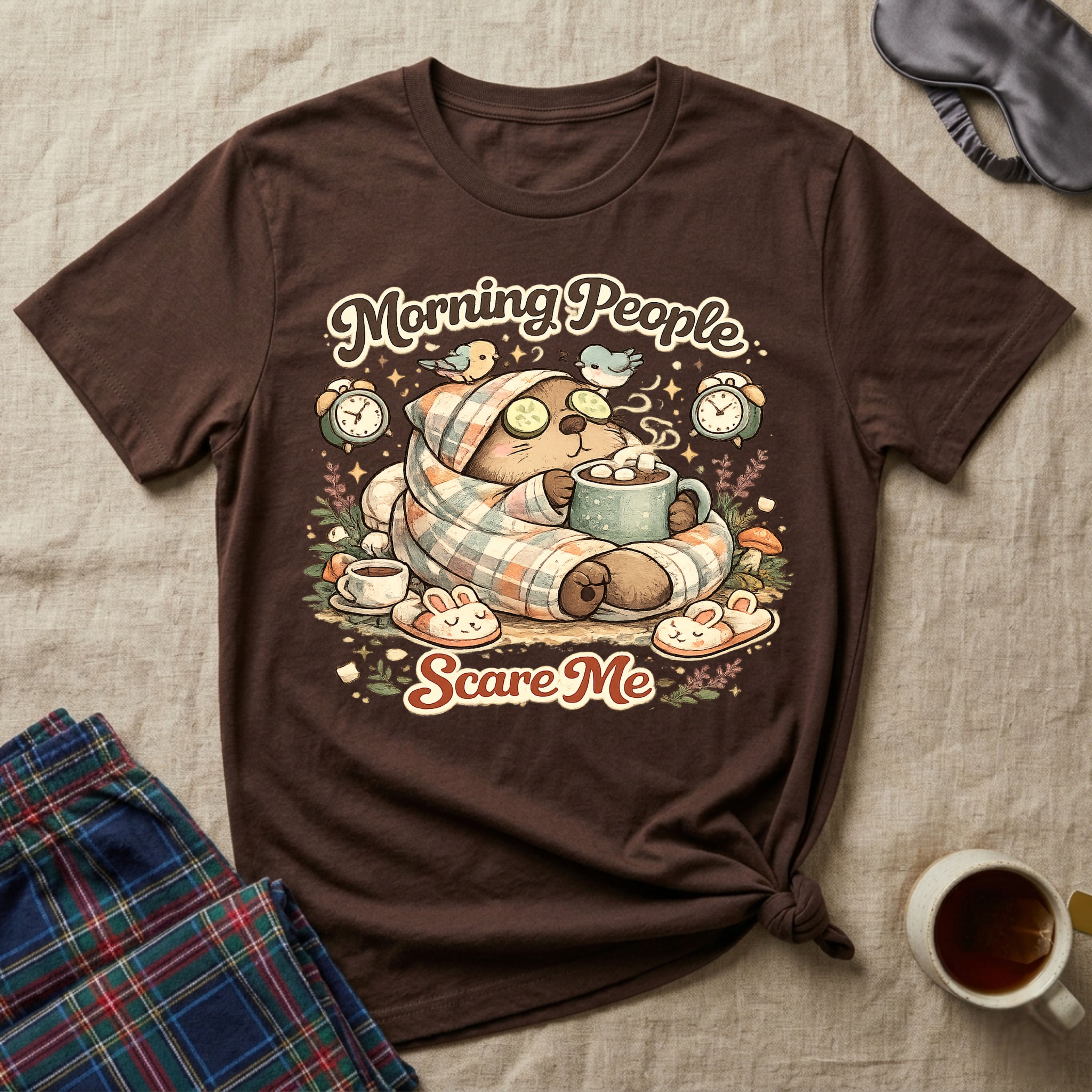 Morning People Scare Me T-Shirt