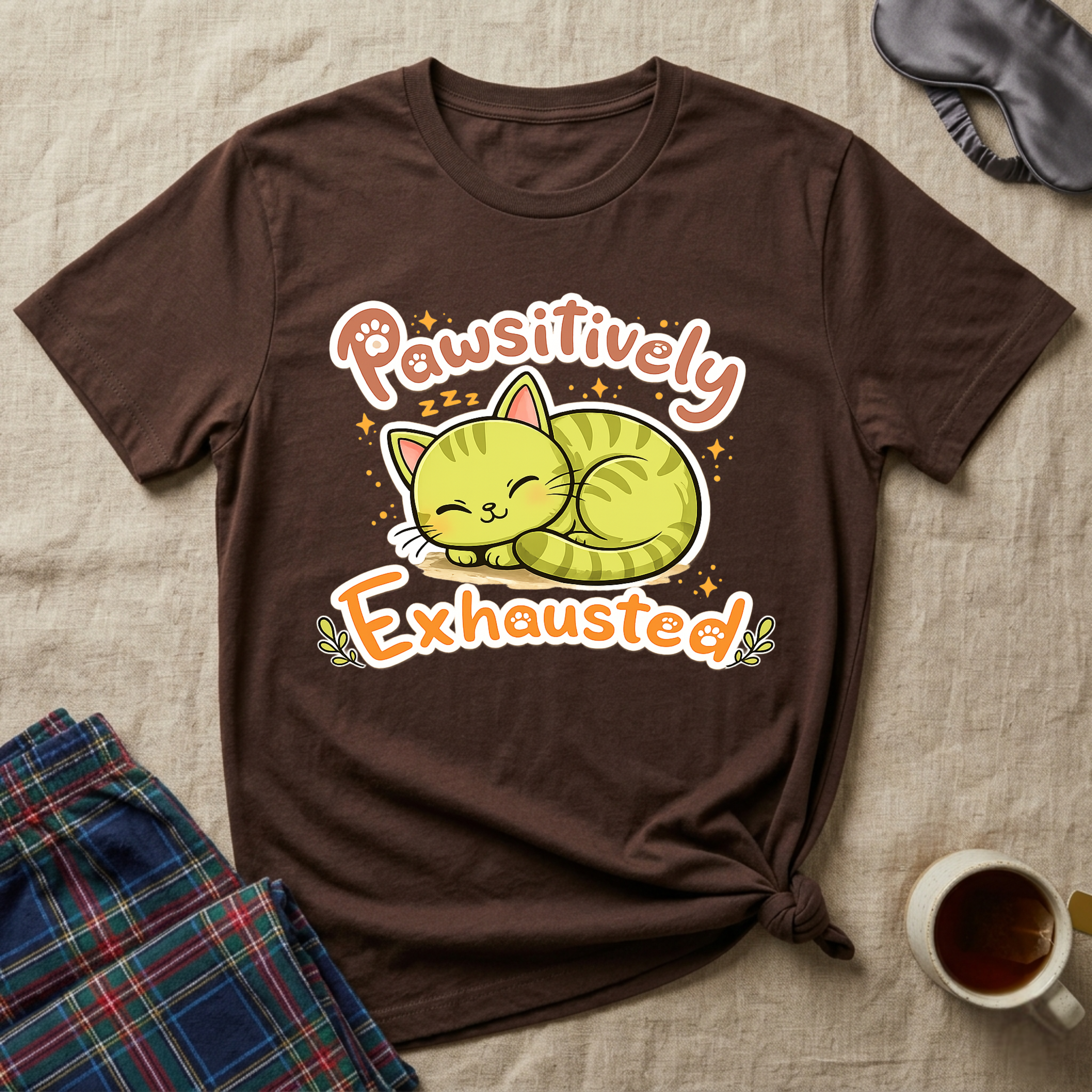 Pawsitively Exhausted T-Shirt