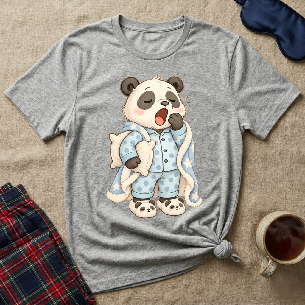 Sleepy Blanket Panda T-Shirt