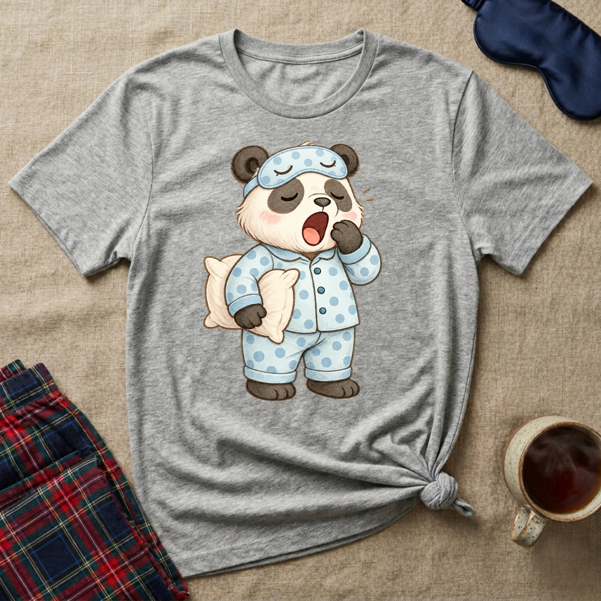 Sleepy Eyemask Panda T-Shirt