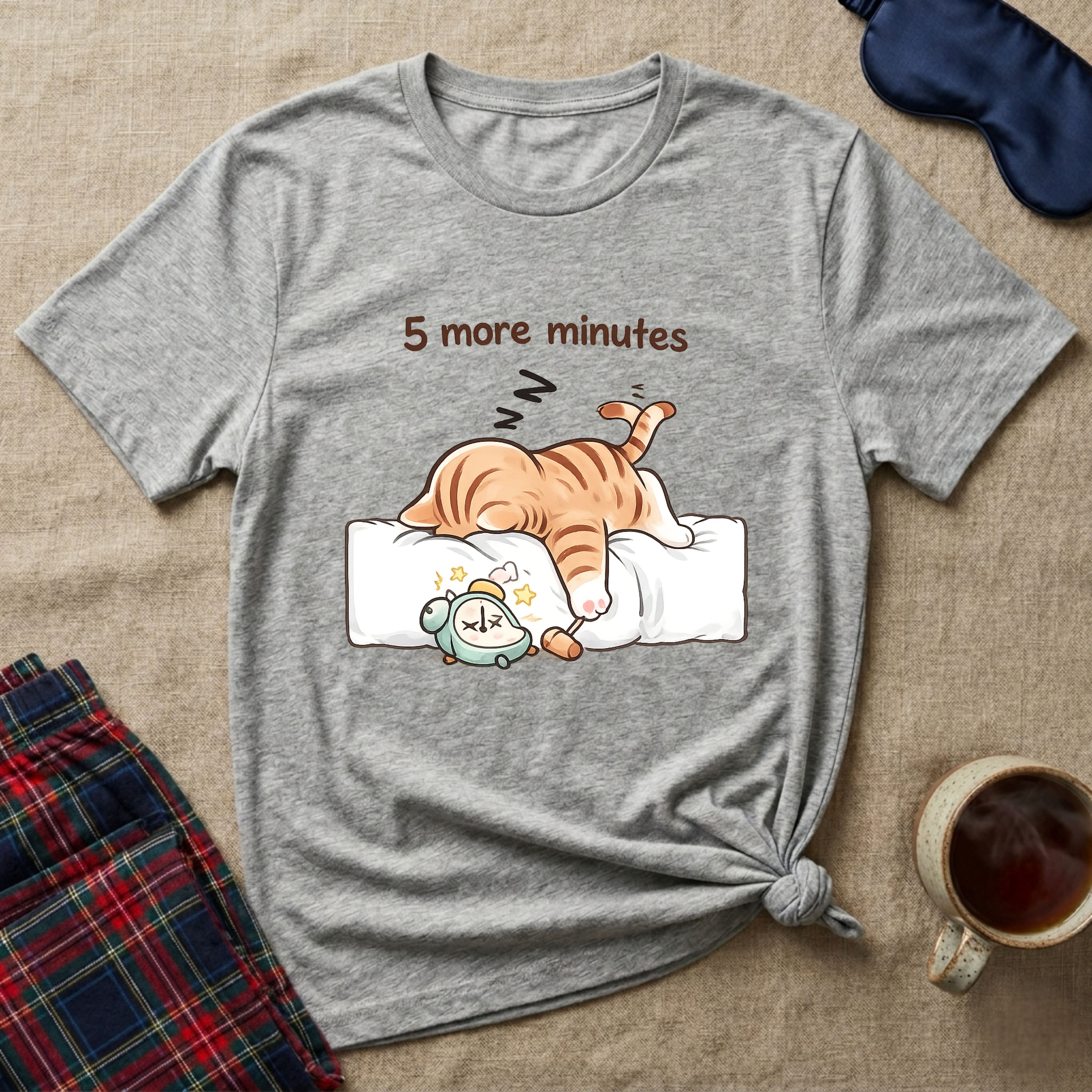 5 More Minutes Sleepy T-Shirt