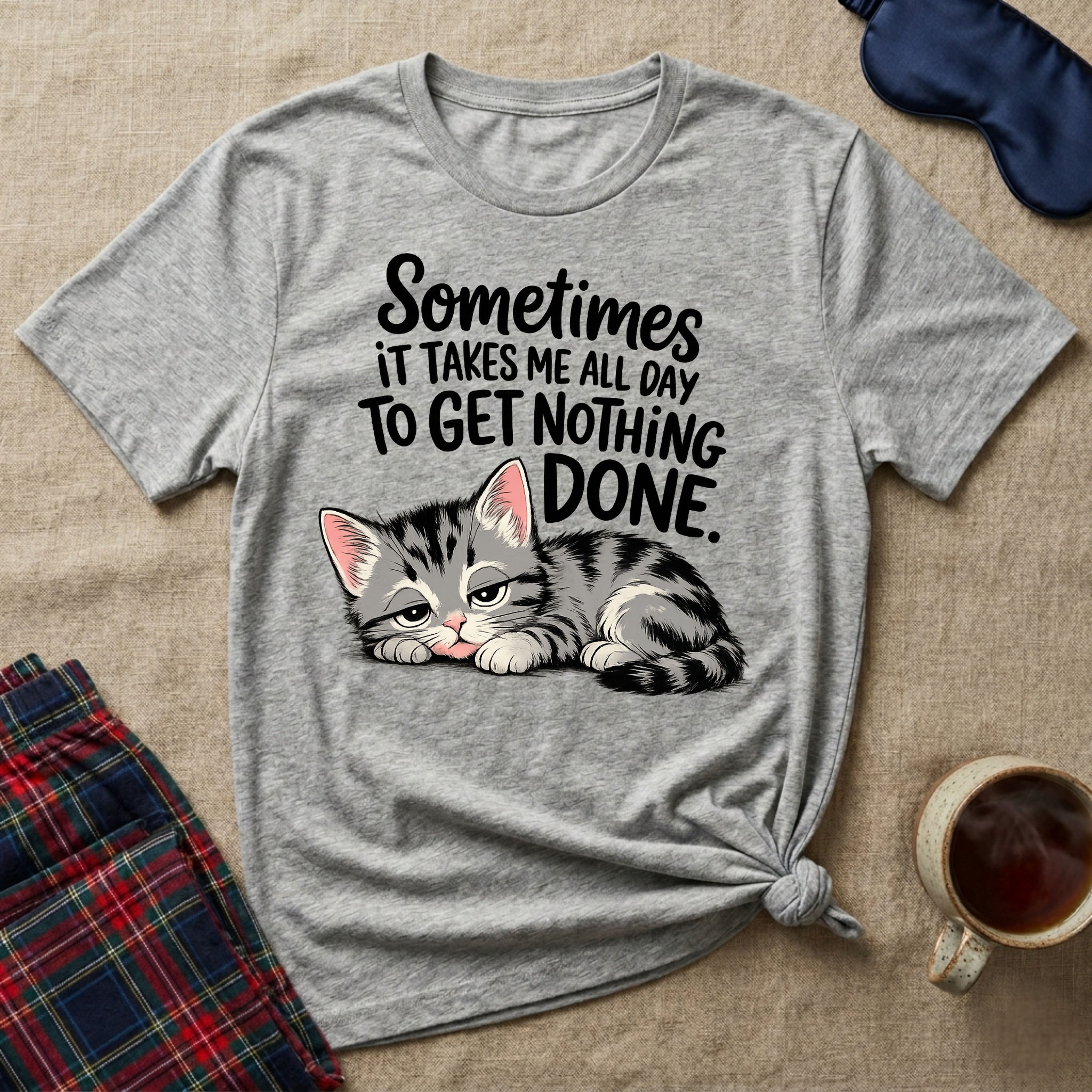 Get Nothing Done Sleepy T-Shirt