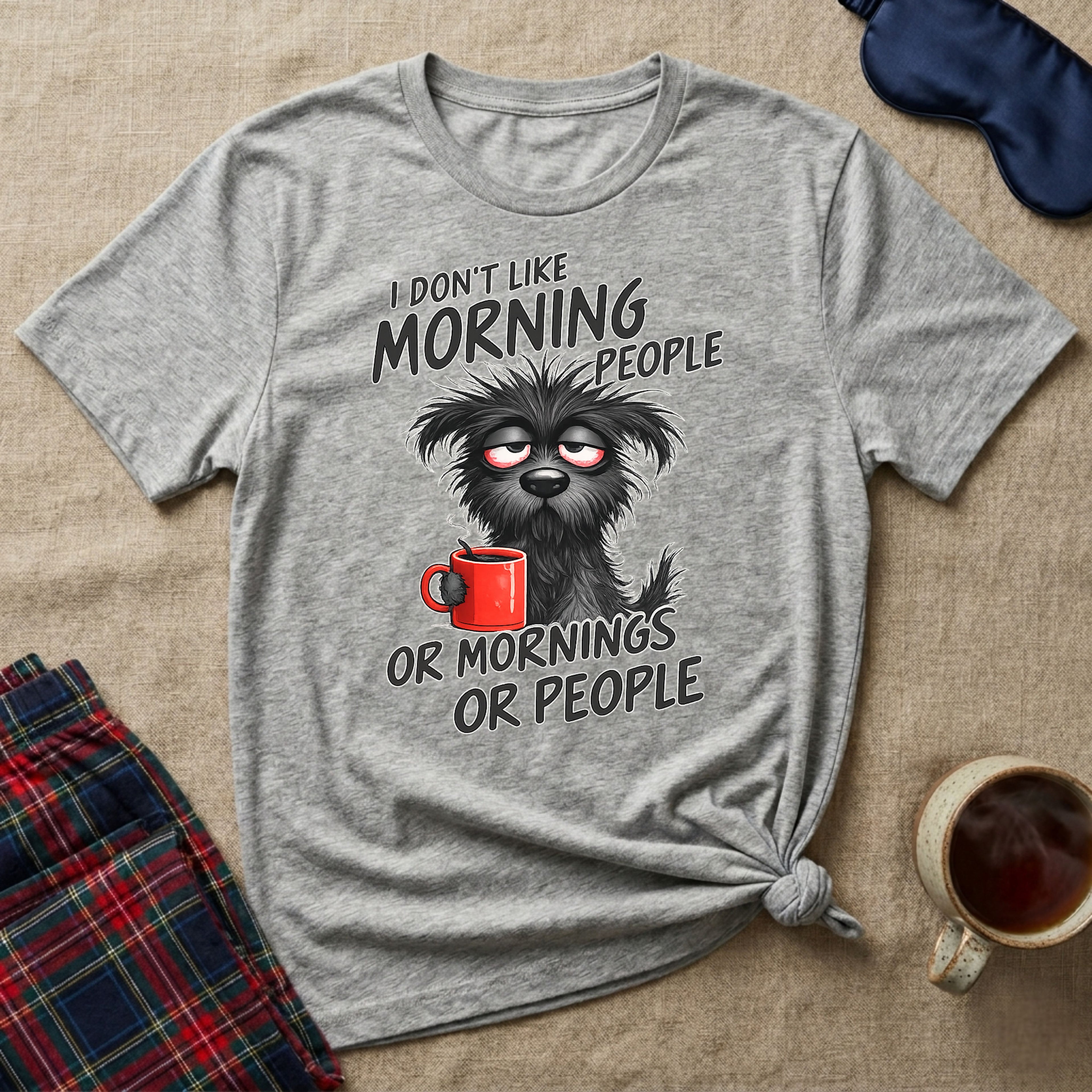 I Don't Like Morning People T-Shirt