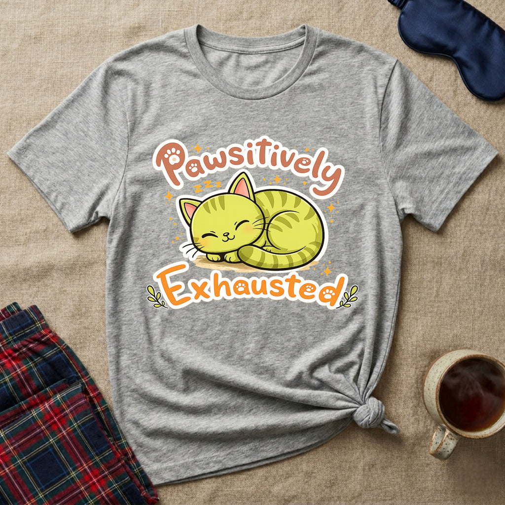Pawsitively Exhausted T-Shirt