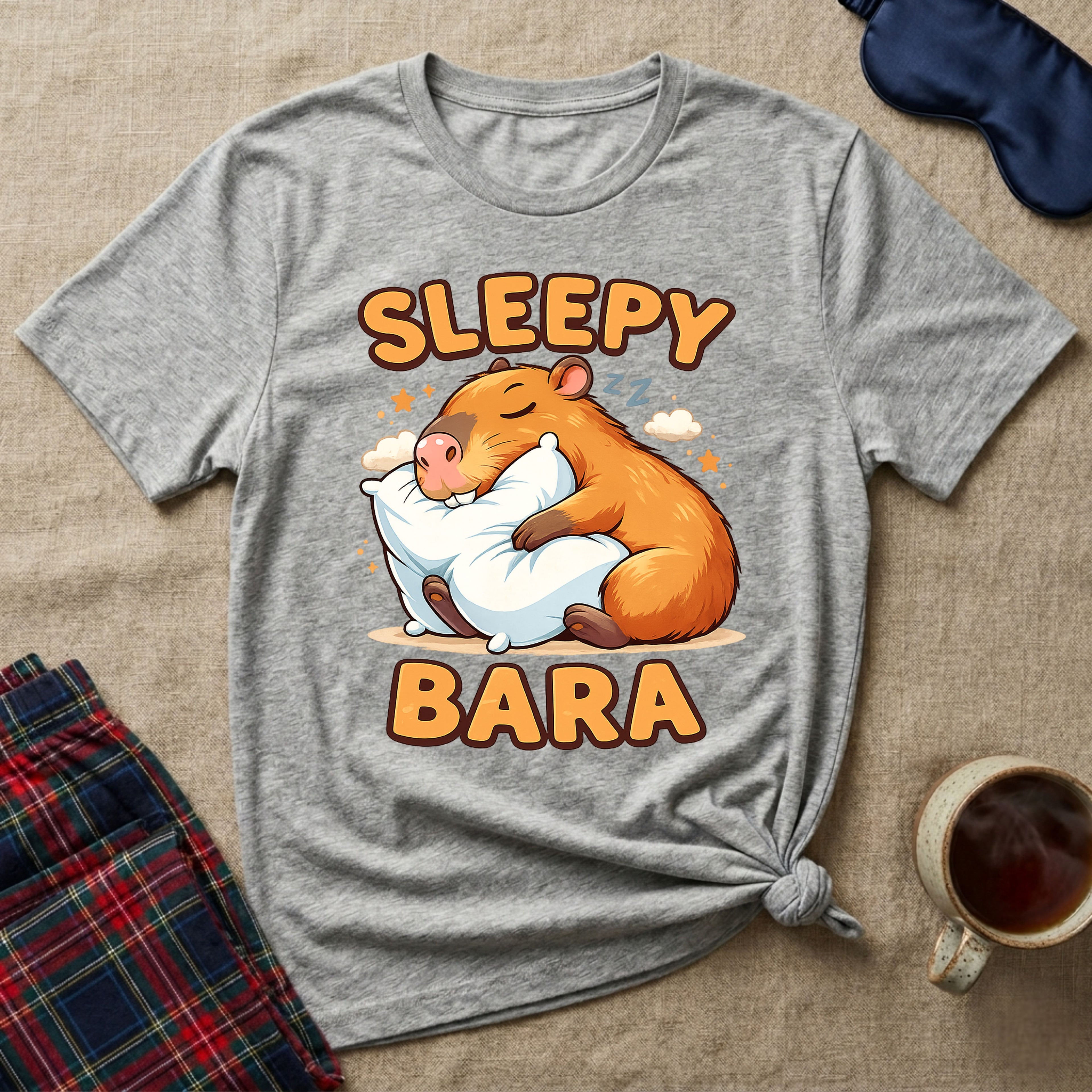 Sleepybara Pillow T-Shirt
