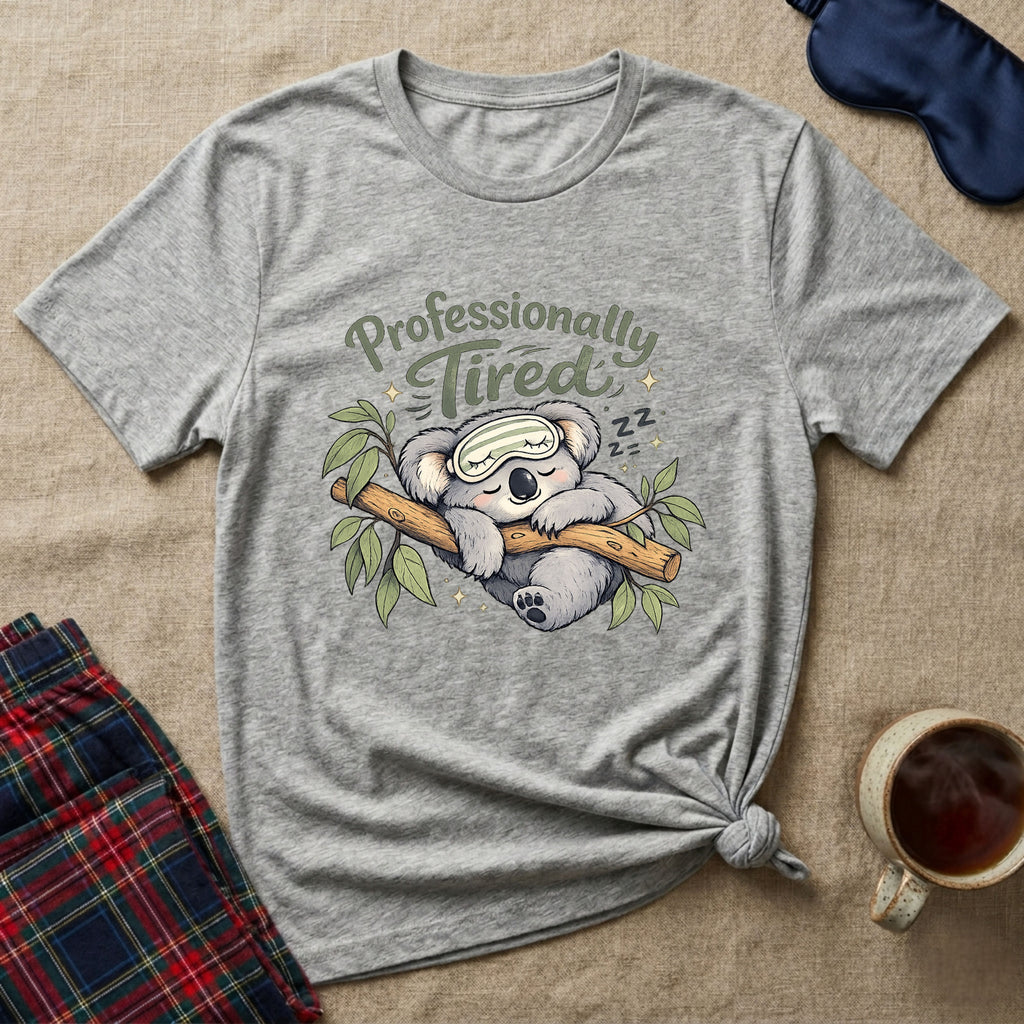 Professionally Tired Koala T-Shirt