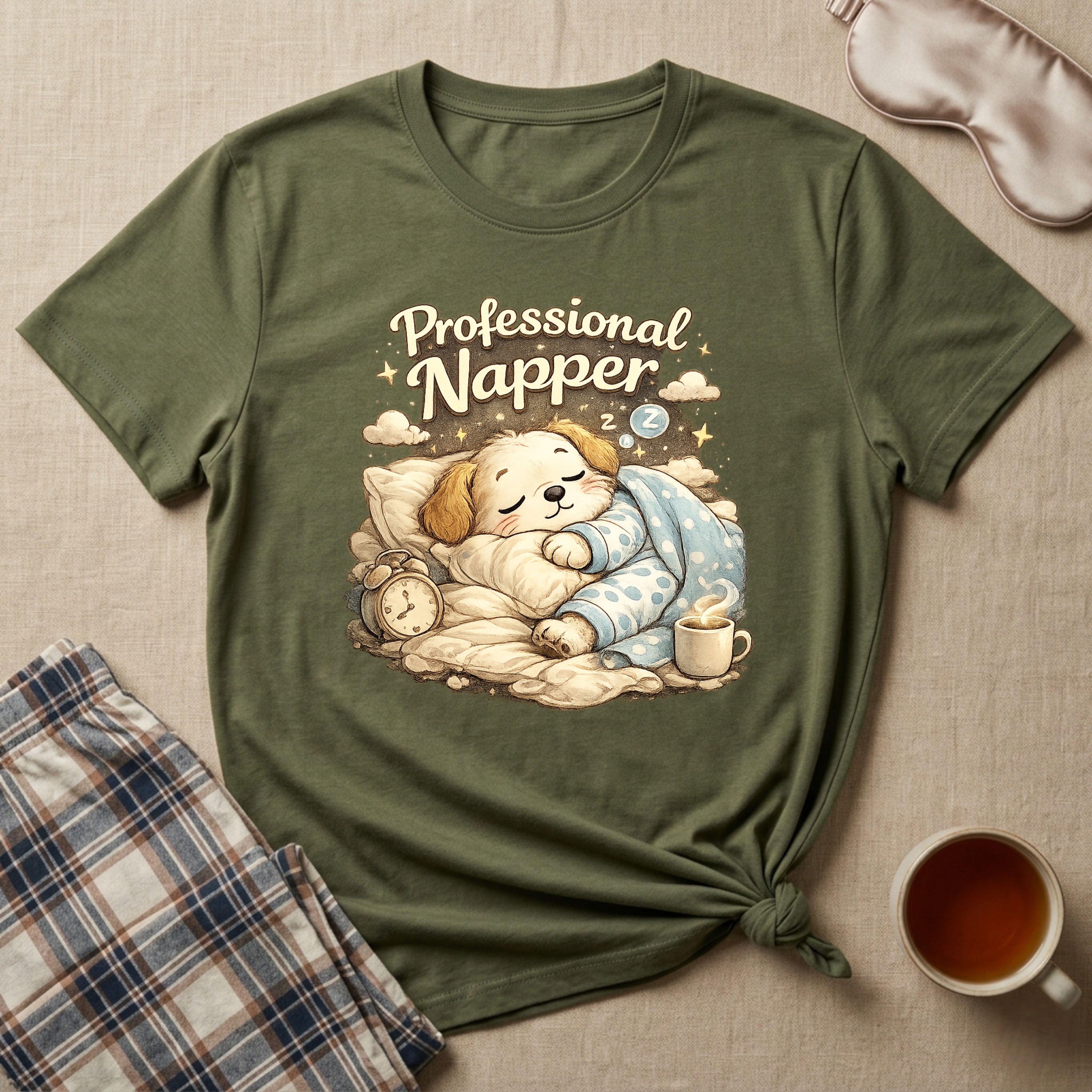 Professional Napper Puppy T-Shirt