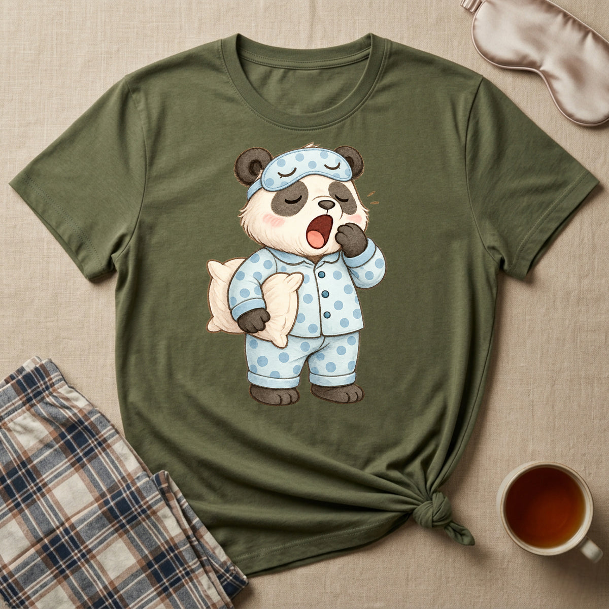 Sleepy Eyemask Panda T-Shirt
