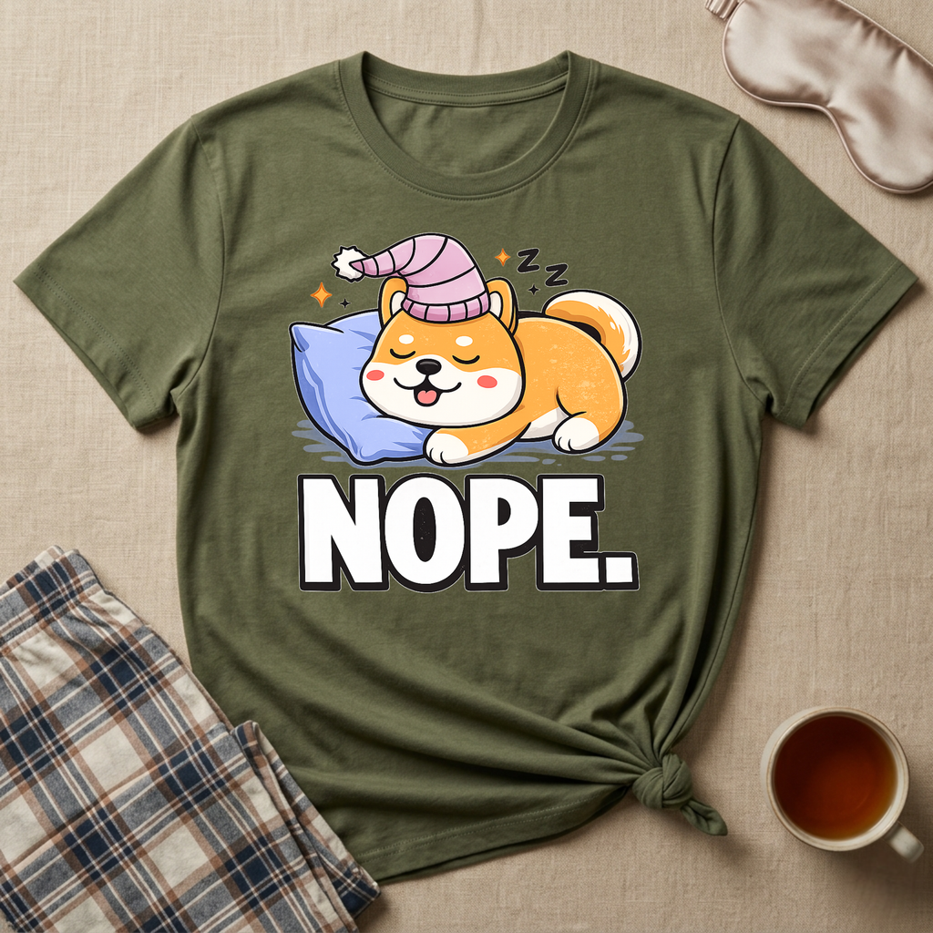 Tired Puppy Pillow T-Shirt