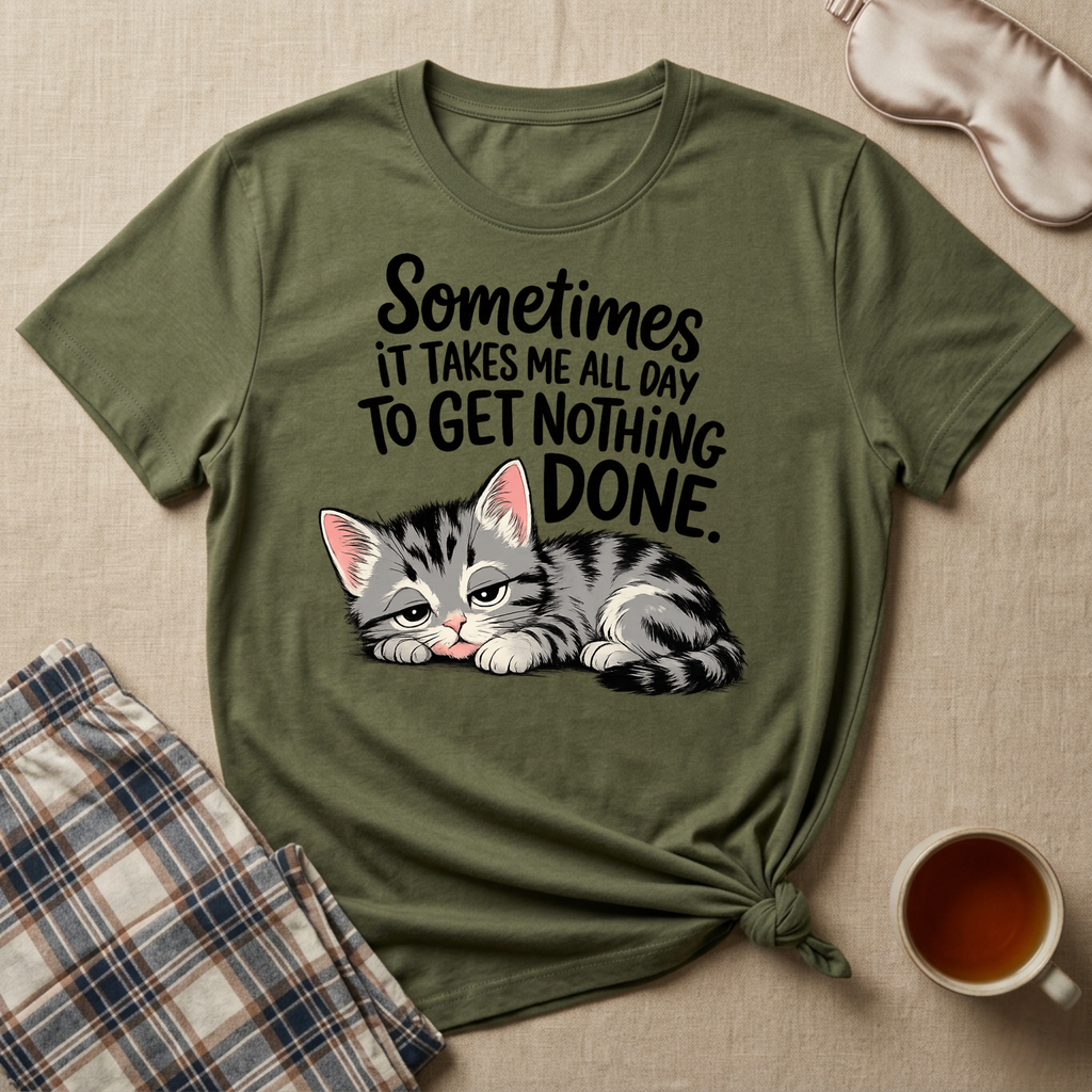 Get Nothing Done Sleepy T-Shirt