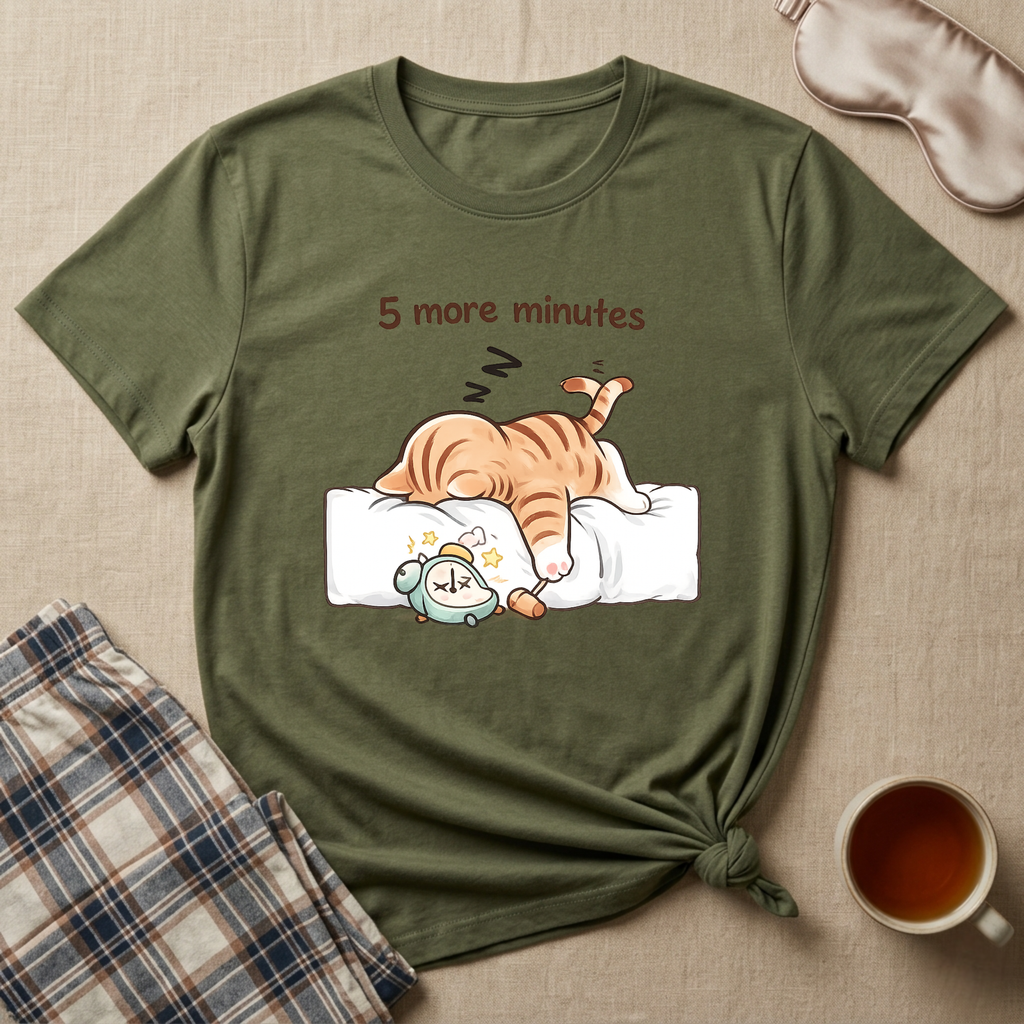 5 More Minutes Sleepy T-Shirt