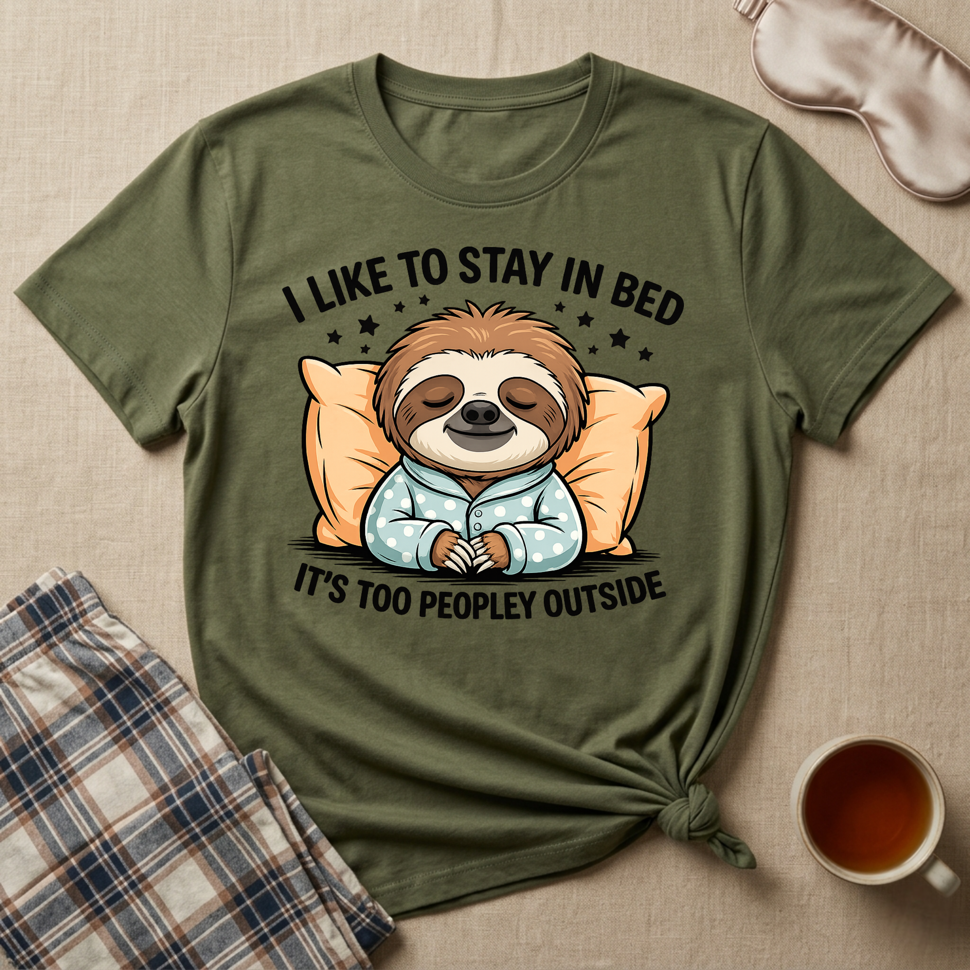 Like To Stay In Bed T-Shirt