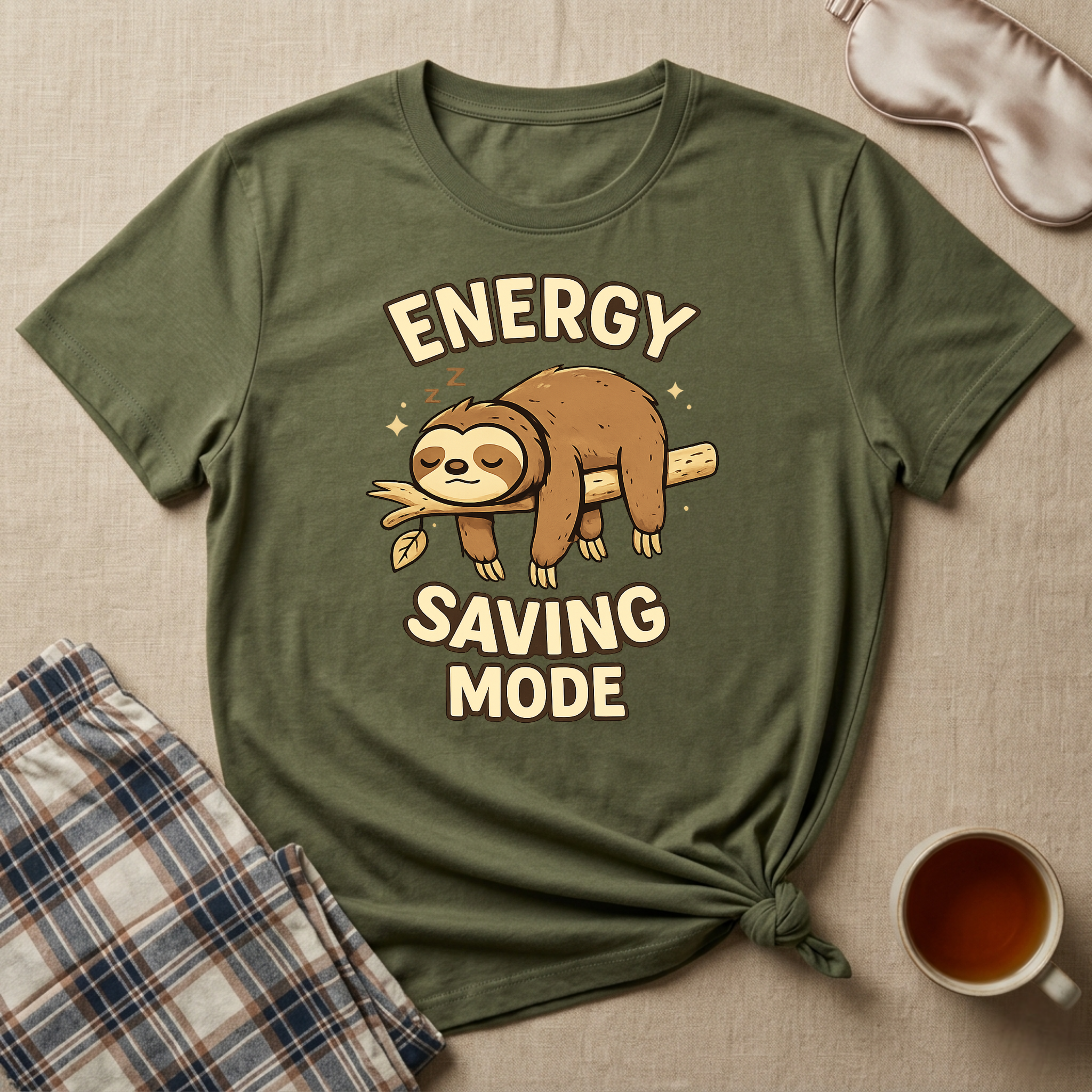 Energy Saving Sloth T-Shirt