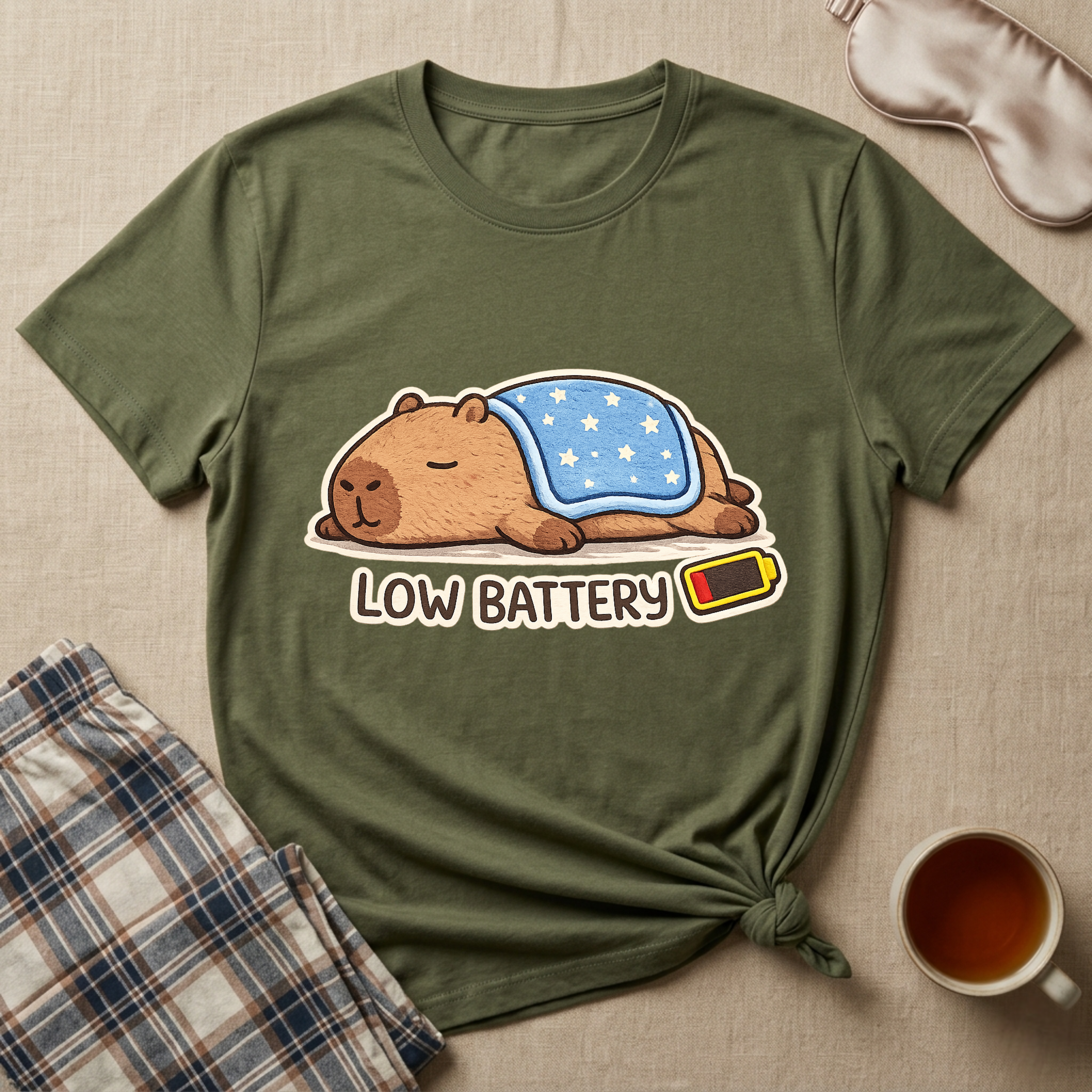 Low Battery Otter T-Shirt