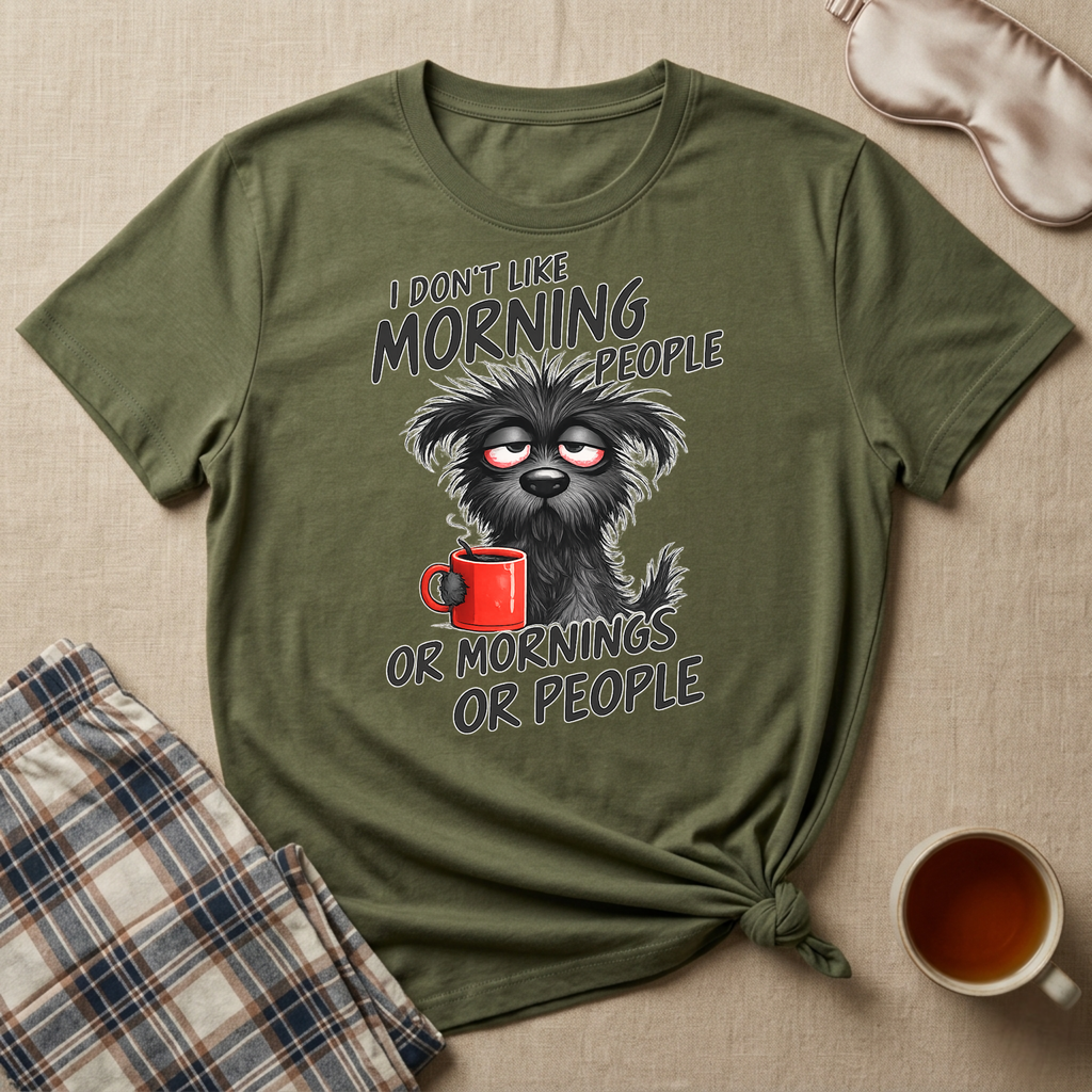 I Don't Like Morning People T-Shirt