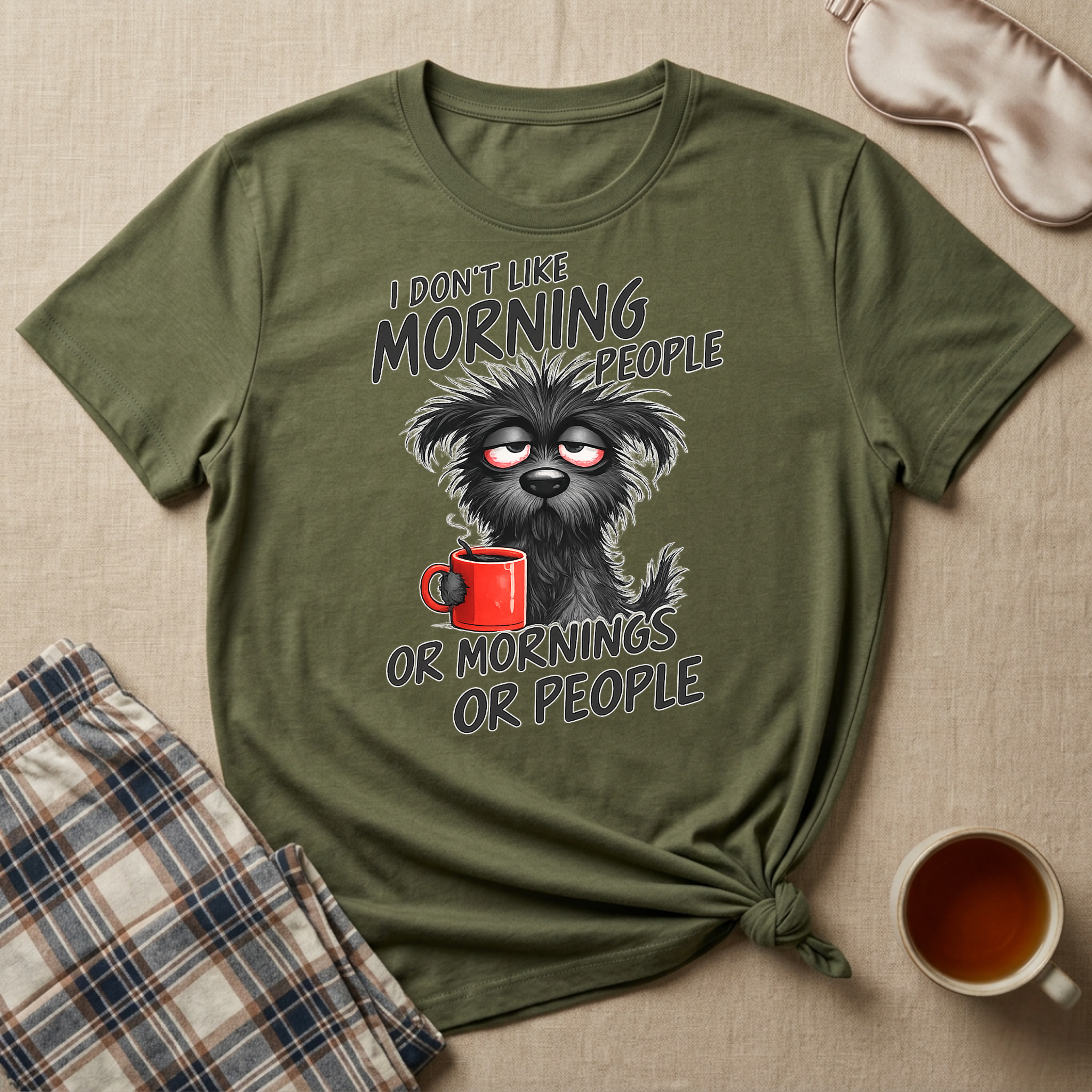I Don't Like Morning People T-Shirt