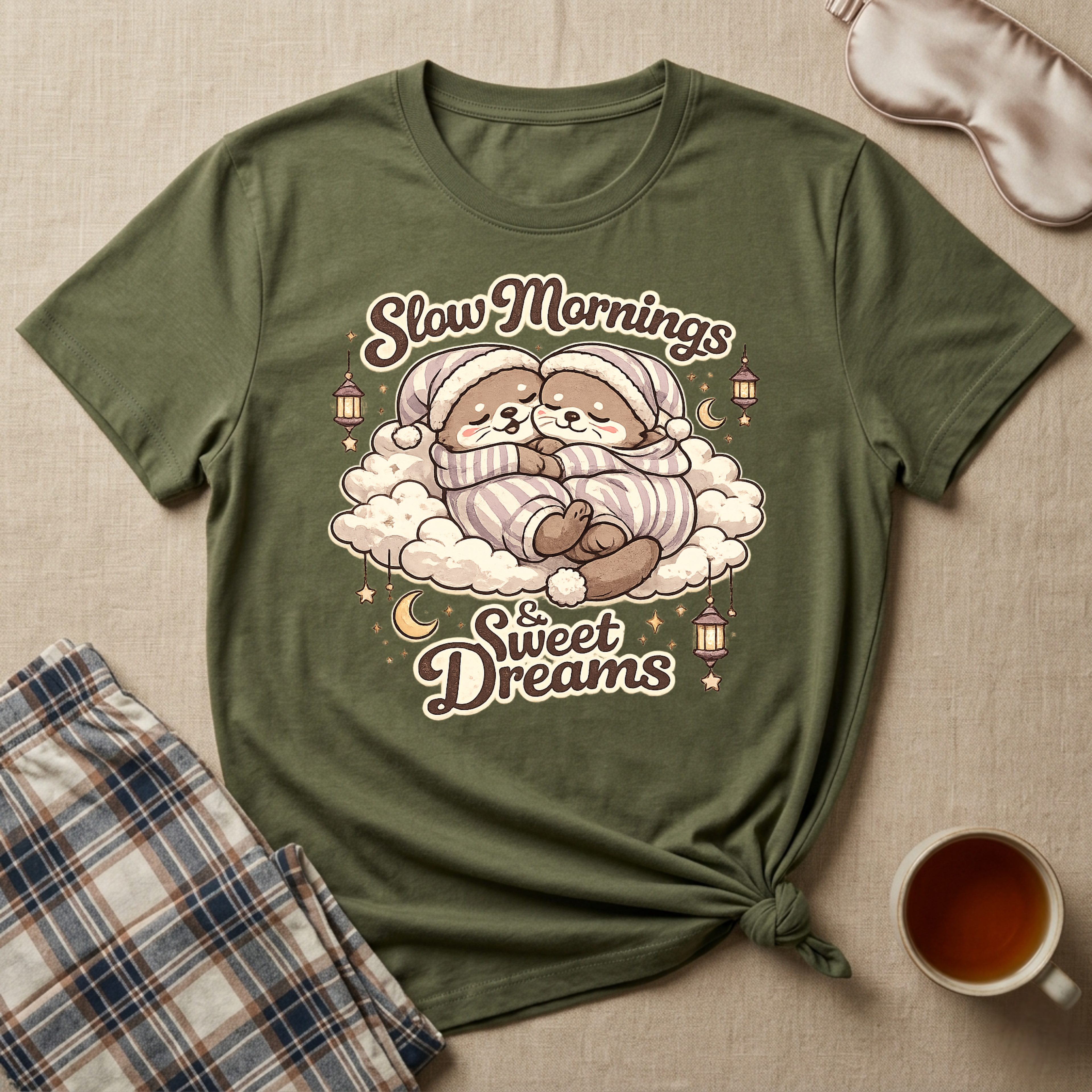 Slow Mornings Sloth T-Shirt