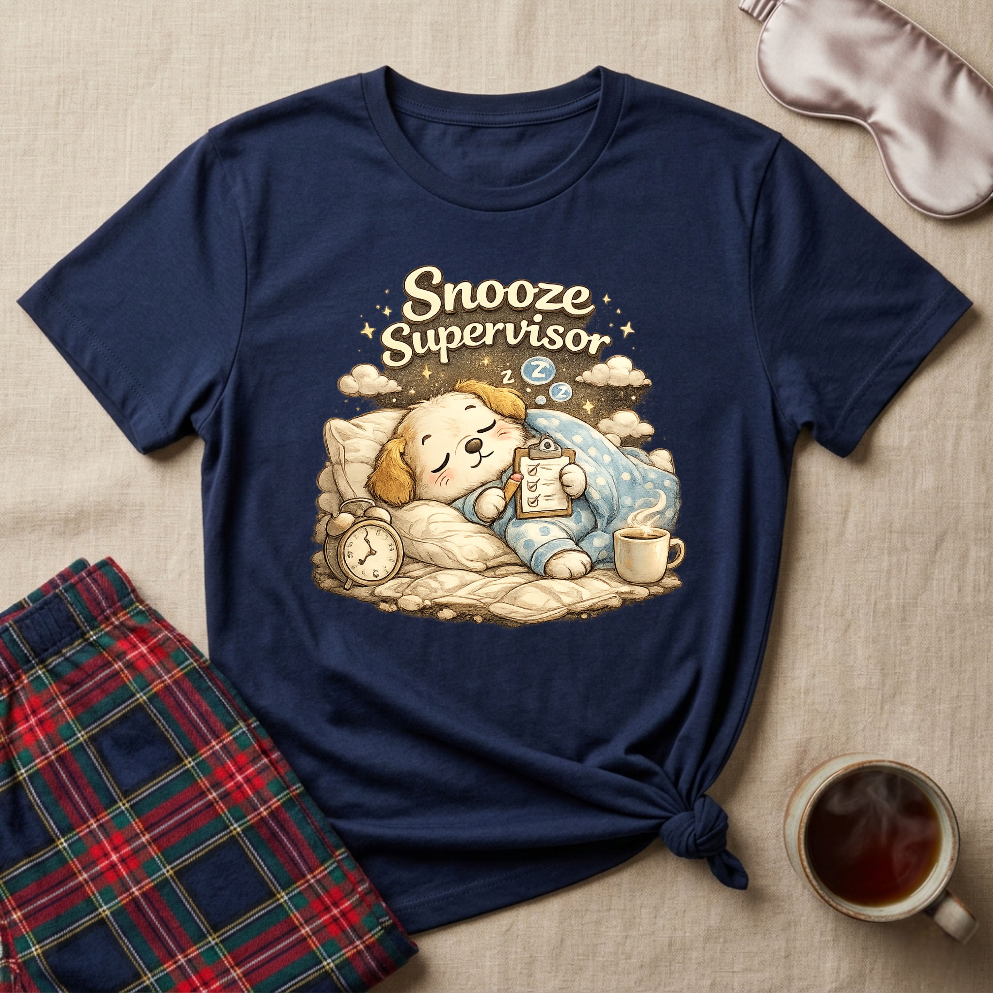 Snooze Supervisor Puppy T-Shirt