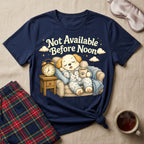 Not Available Before Noon Puppy T-Shirt