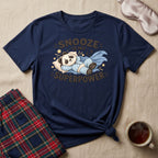 Snooze Is My Superpower Sleepy Panda T-Shirt
