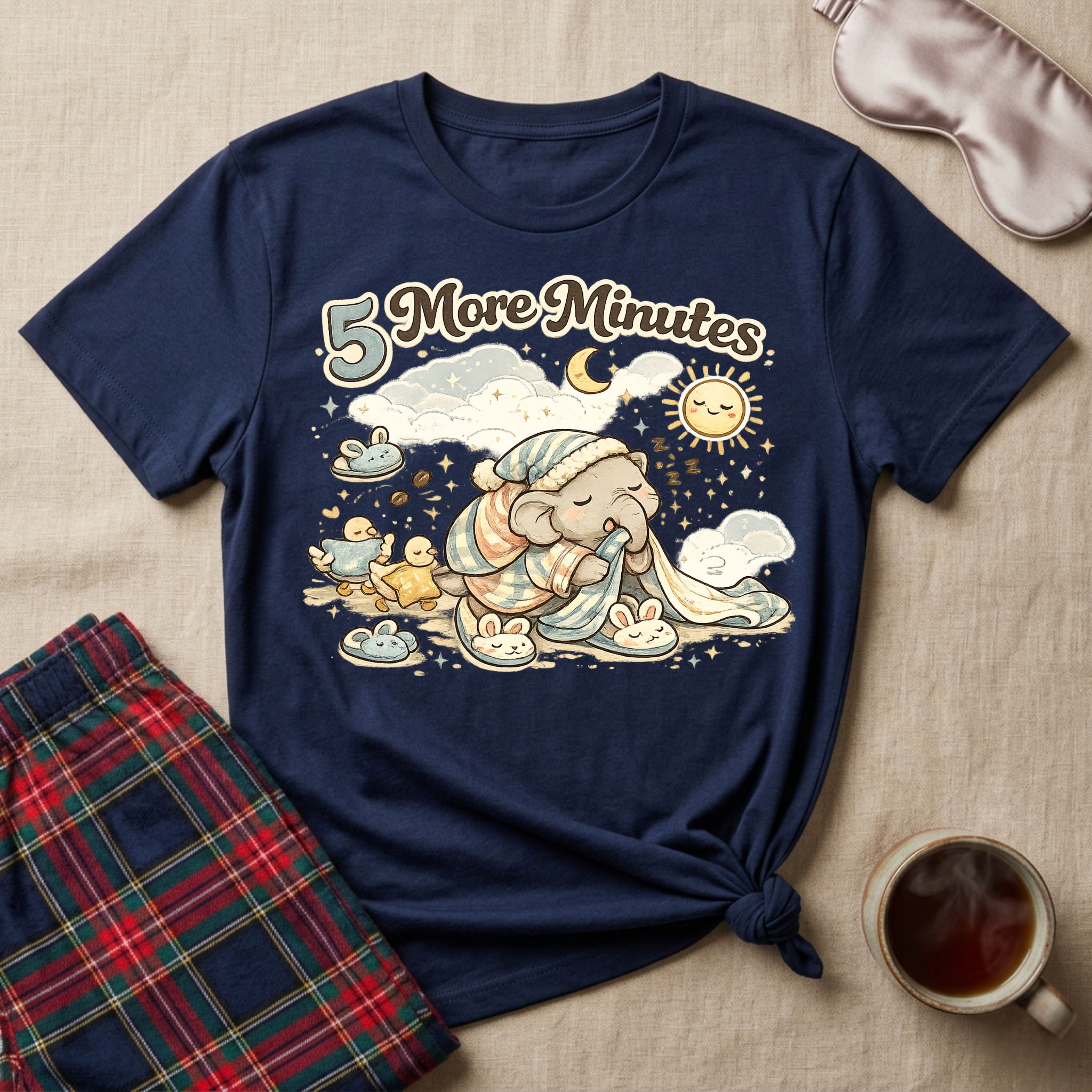5 More Minutes Elephant T-Shirt