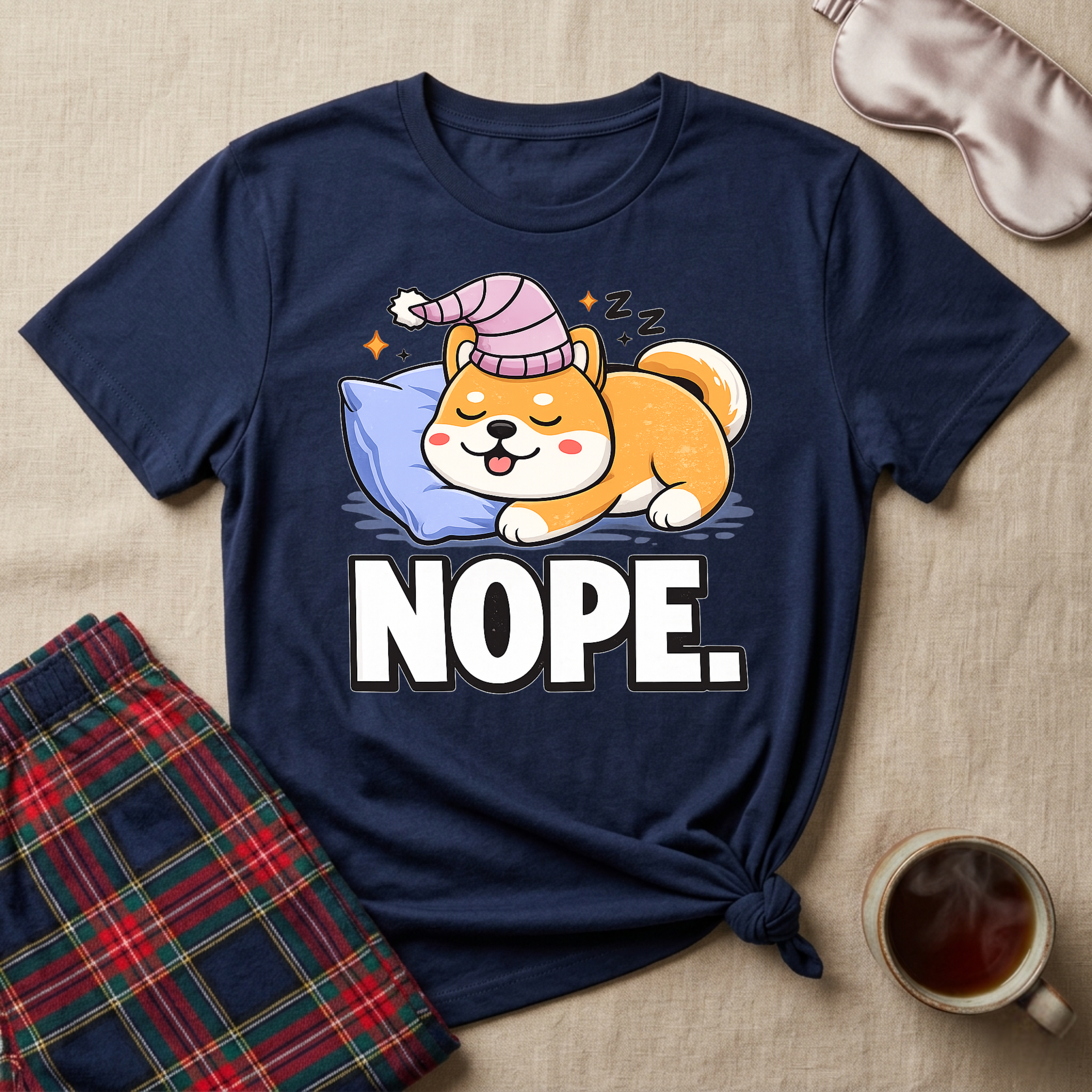 Tired Puppy Pillow T-Shirt