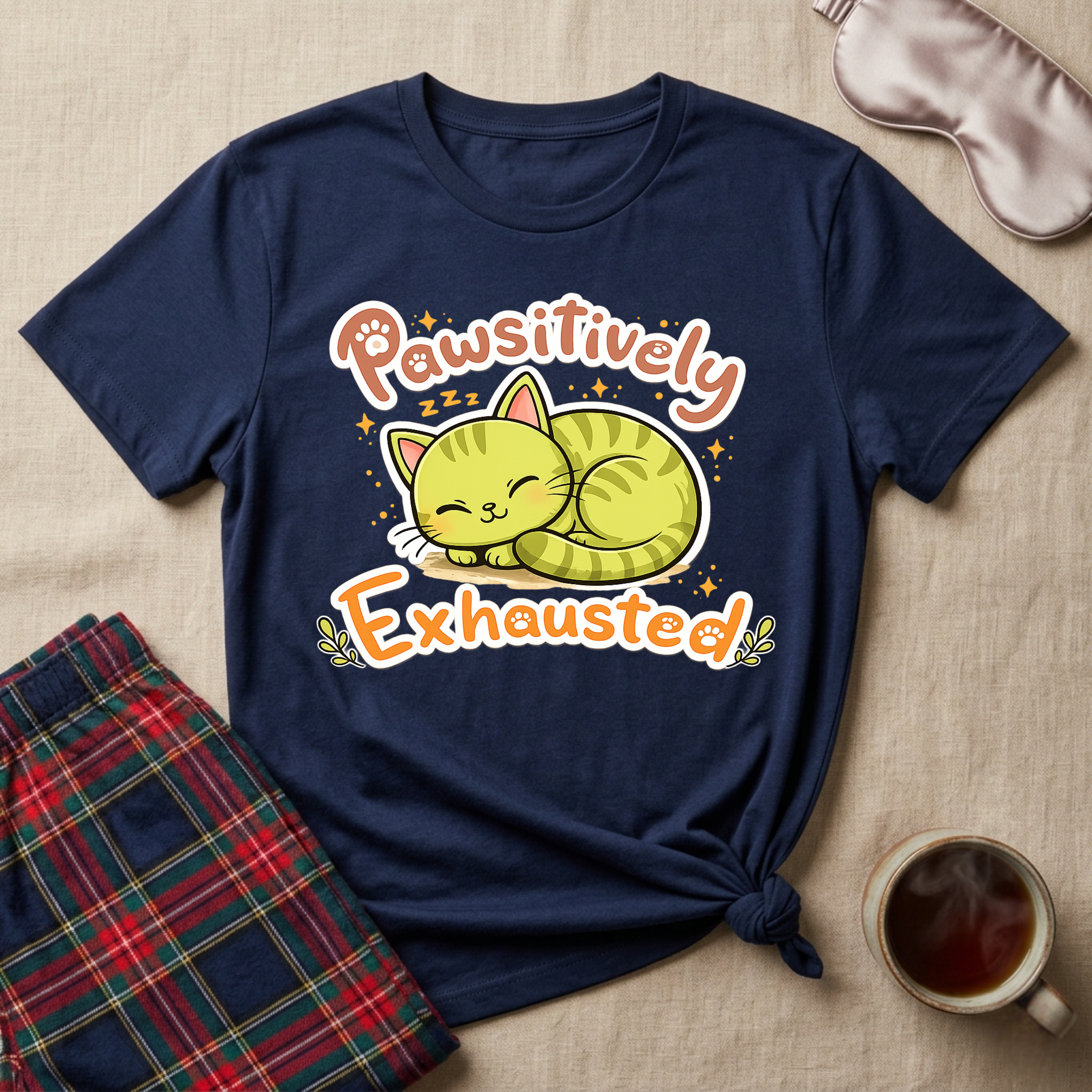 Pawsitively Exhausted T-Shirt