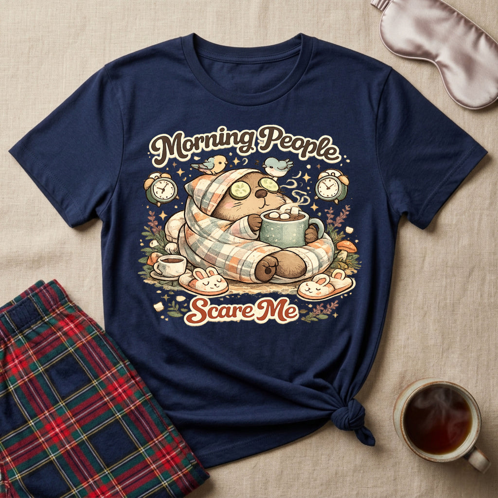 Morning People Scare Me T-Shirt