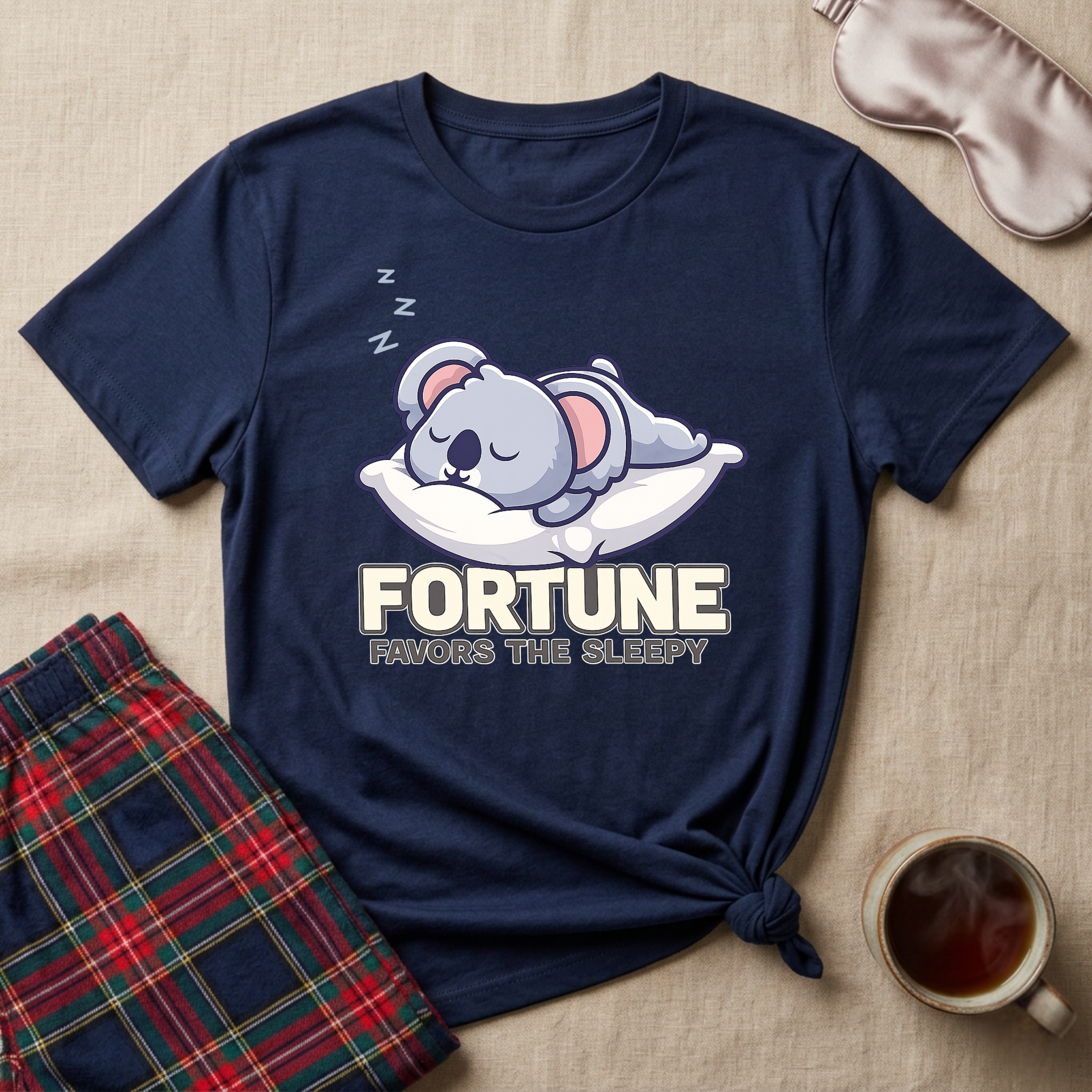Fortune Favors The Sleepy T-Shirt