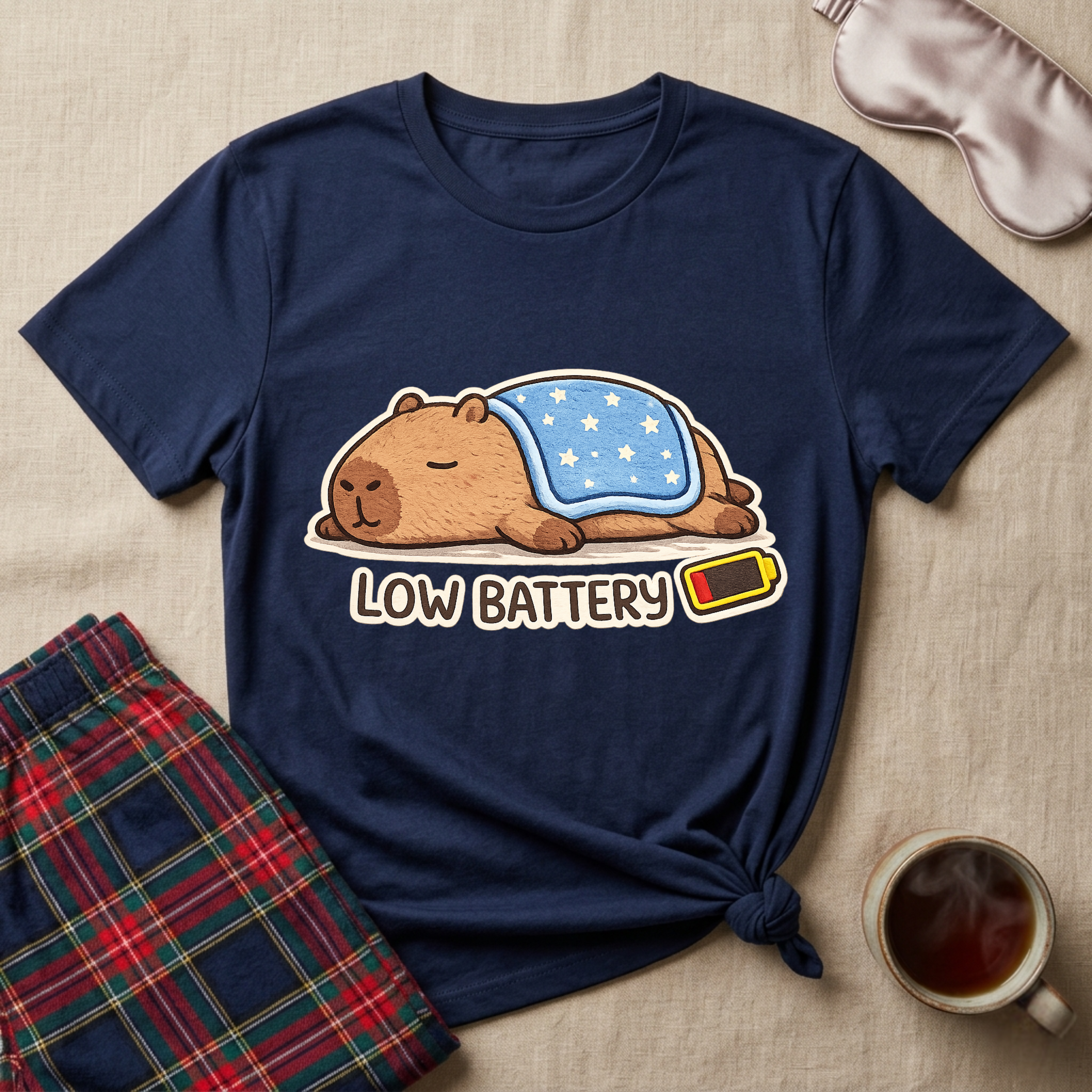 Low Battery Otter T-Shirt