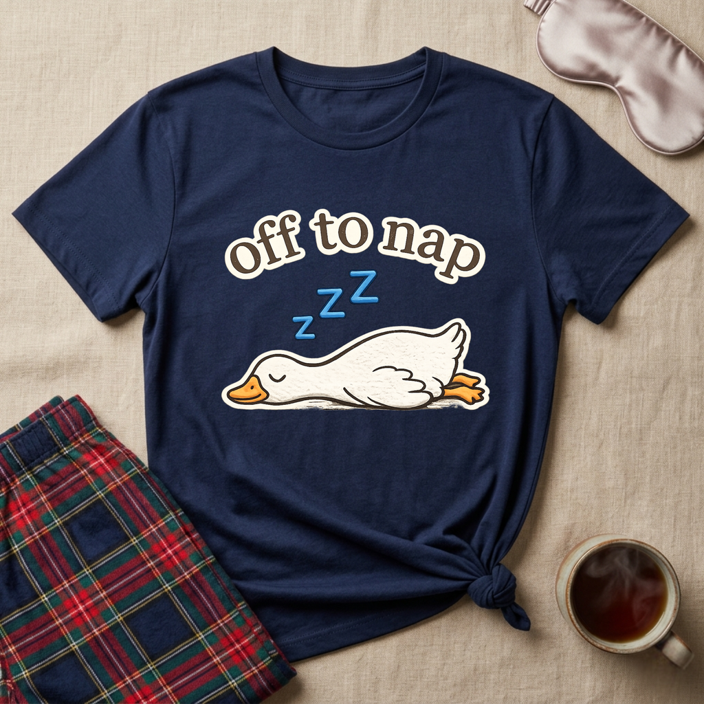 Off To Nap Goose T-Shirt