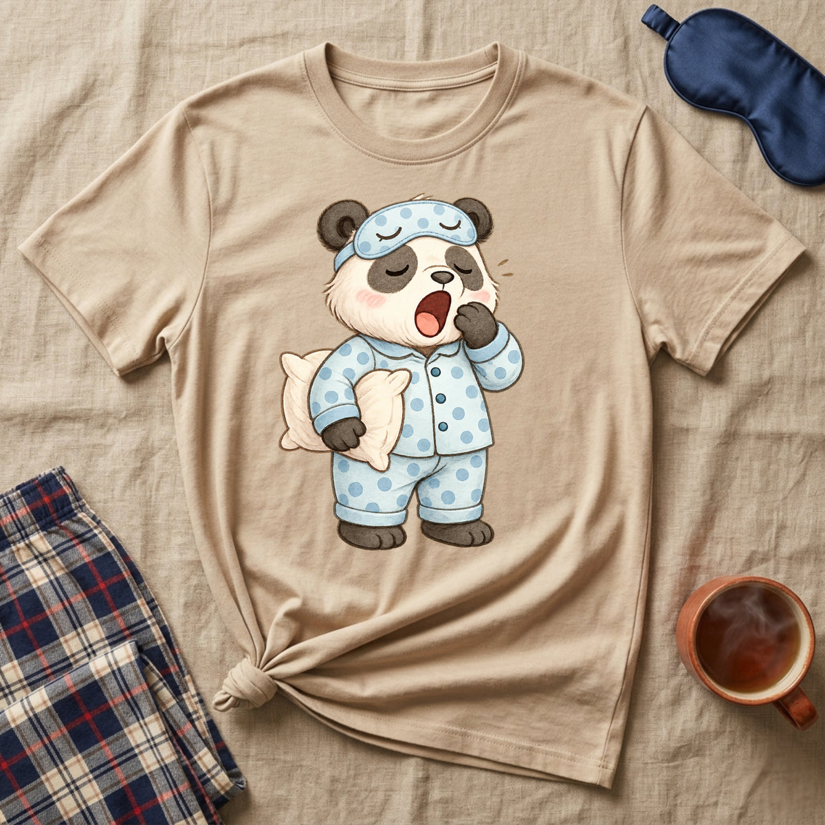 Sleepy Eyemask Panda T-Shirt